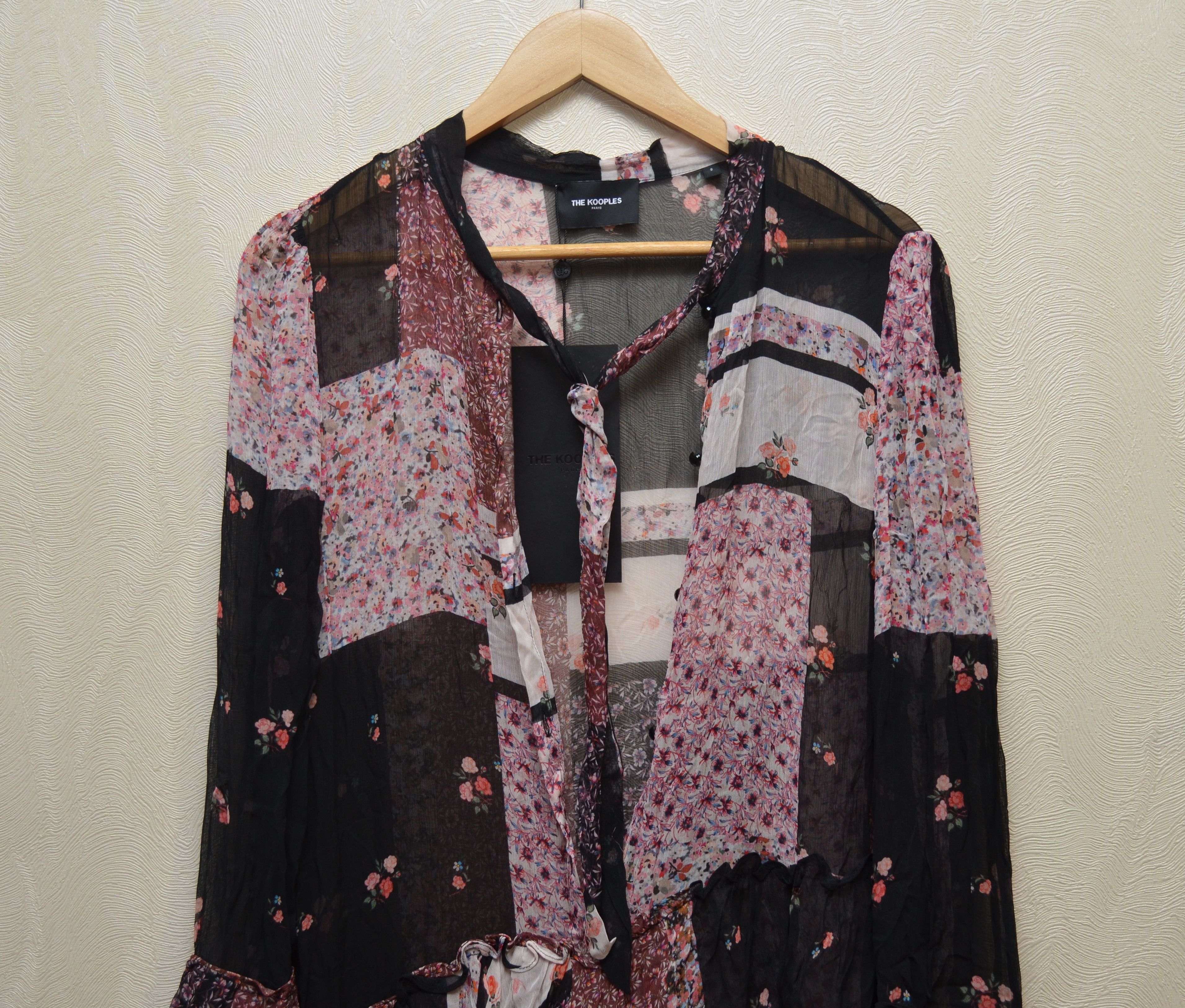 Designer × The Kooples The Kooples Floral Print Viscose Dress NWT RRP €340 Size M / US 6-8 / IT 42-44 - 8 Thumbnail
