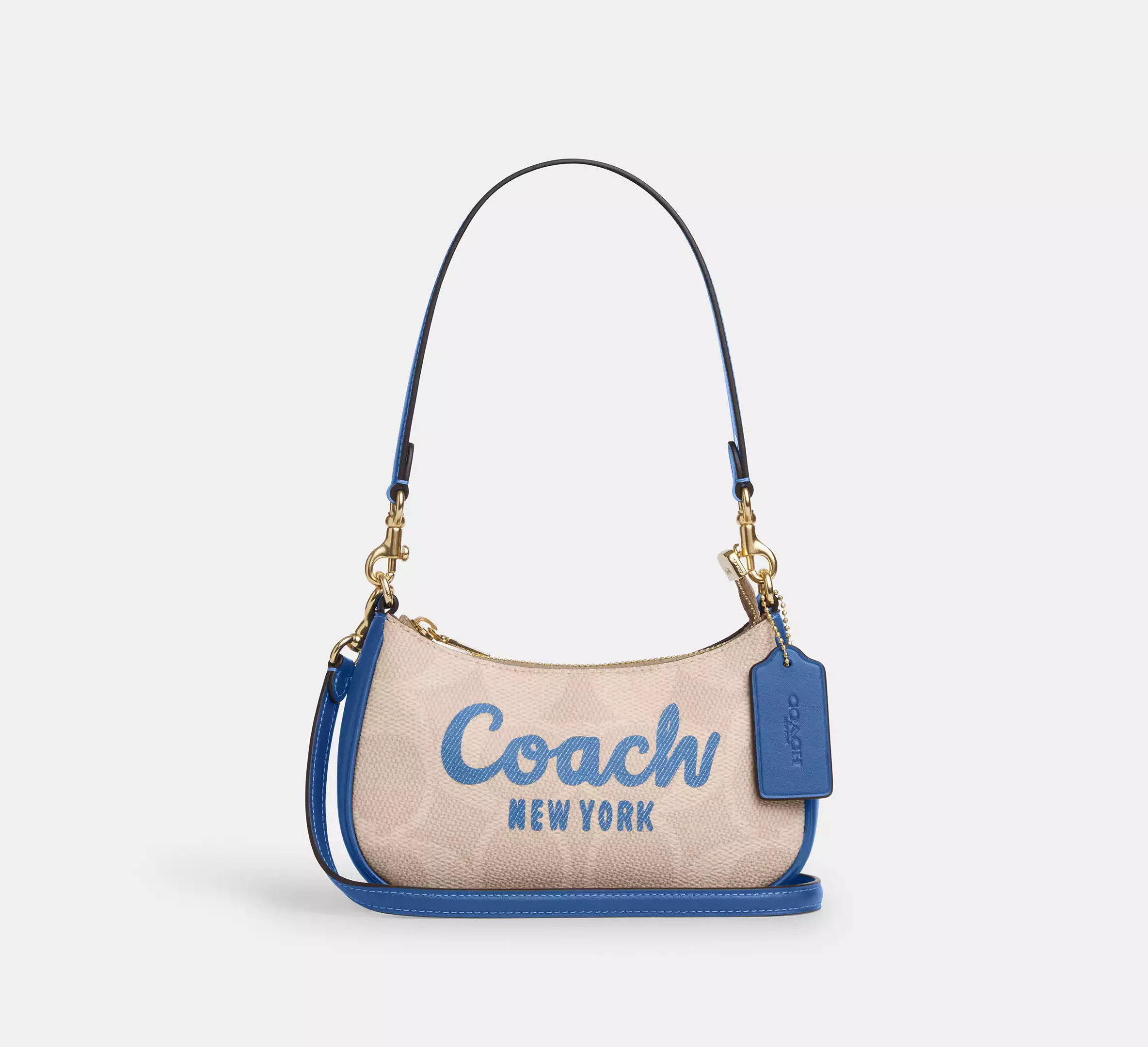 Coach Teri Mini Crossbody Bag In Signature Canvas Coach Graphic Size ONE SIZE - 2 Thumbnail