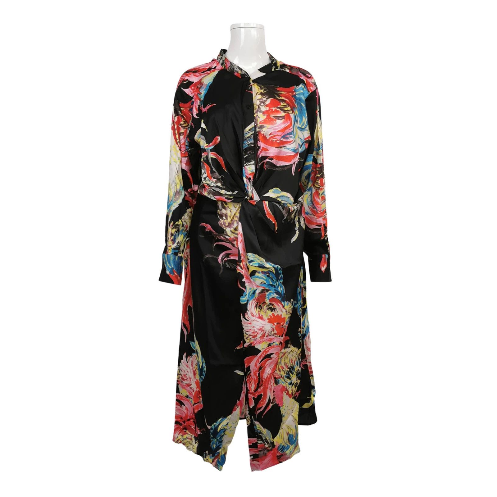MSGM MSGM Color Block Long-Sleeve Dress Size S / US 4 / IT 40 - 1 Thumbnail