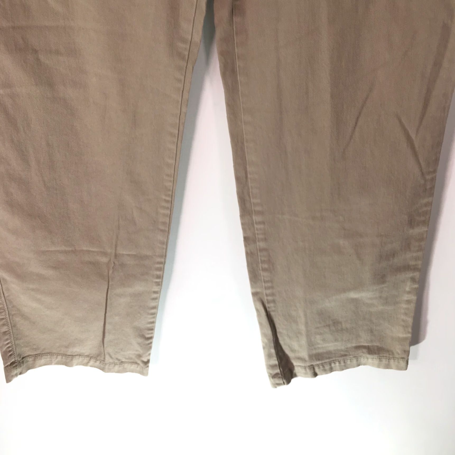 Dockers VINTAGE Dockers Women's Casual Tan Dress Pants Size 12 Regular Flat Front Straight 34X31 Classic Fit Machine Washable Size 34" / US 12 / IT 48 - 5 Thumbnail