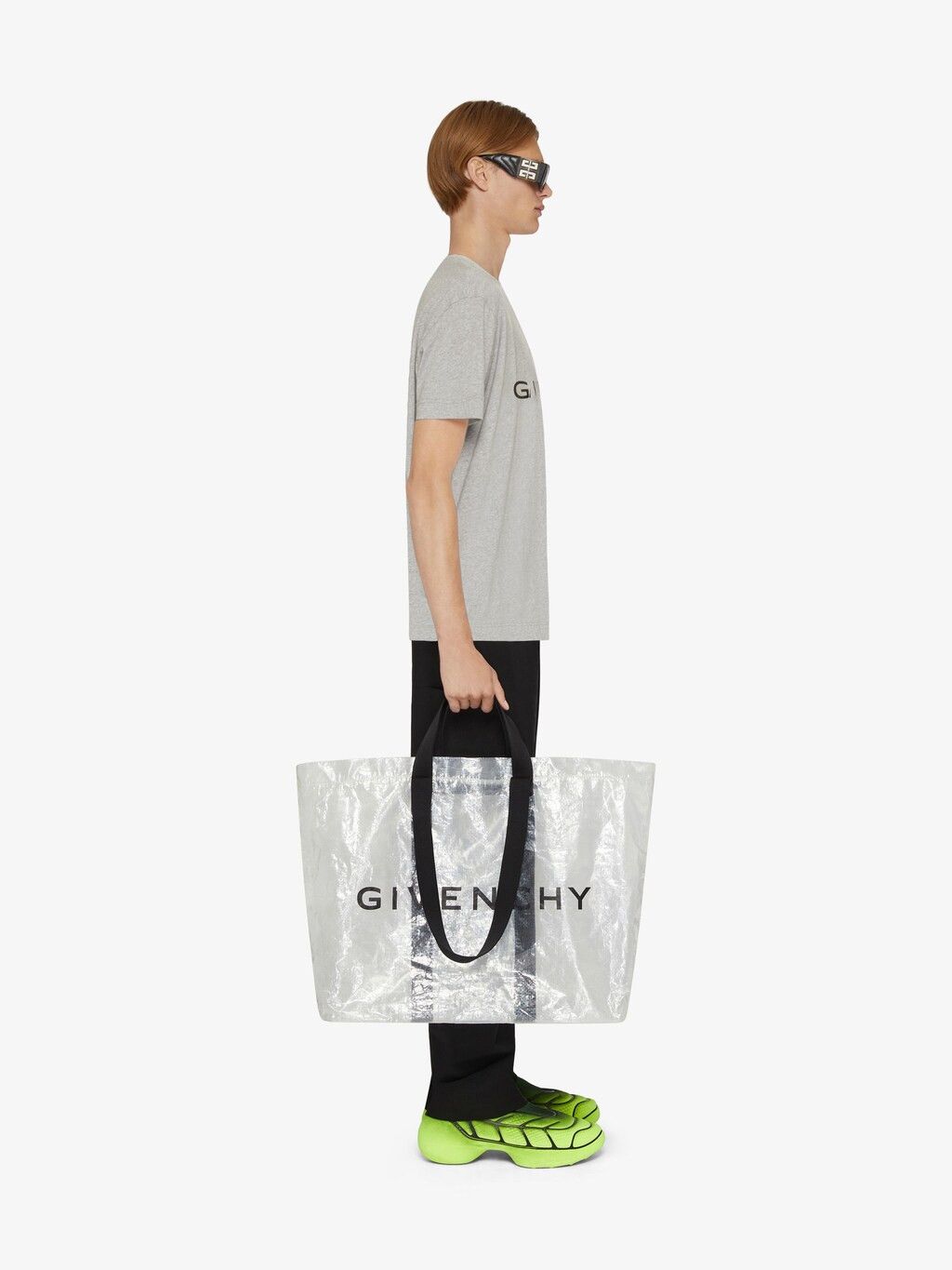 Givenchy o1srvl11e0625 Archetype Slim Fit T-Shirt in Light Grey Size US XL / EU 56 / 4 - 3 Thumbnail