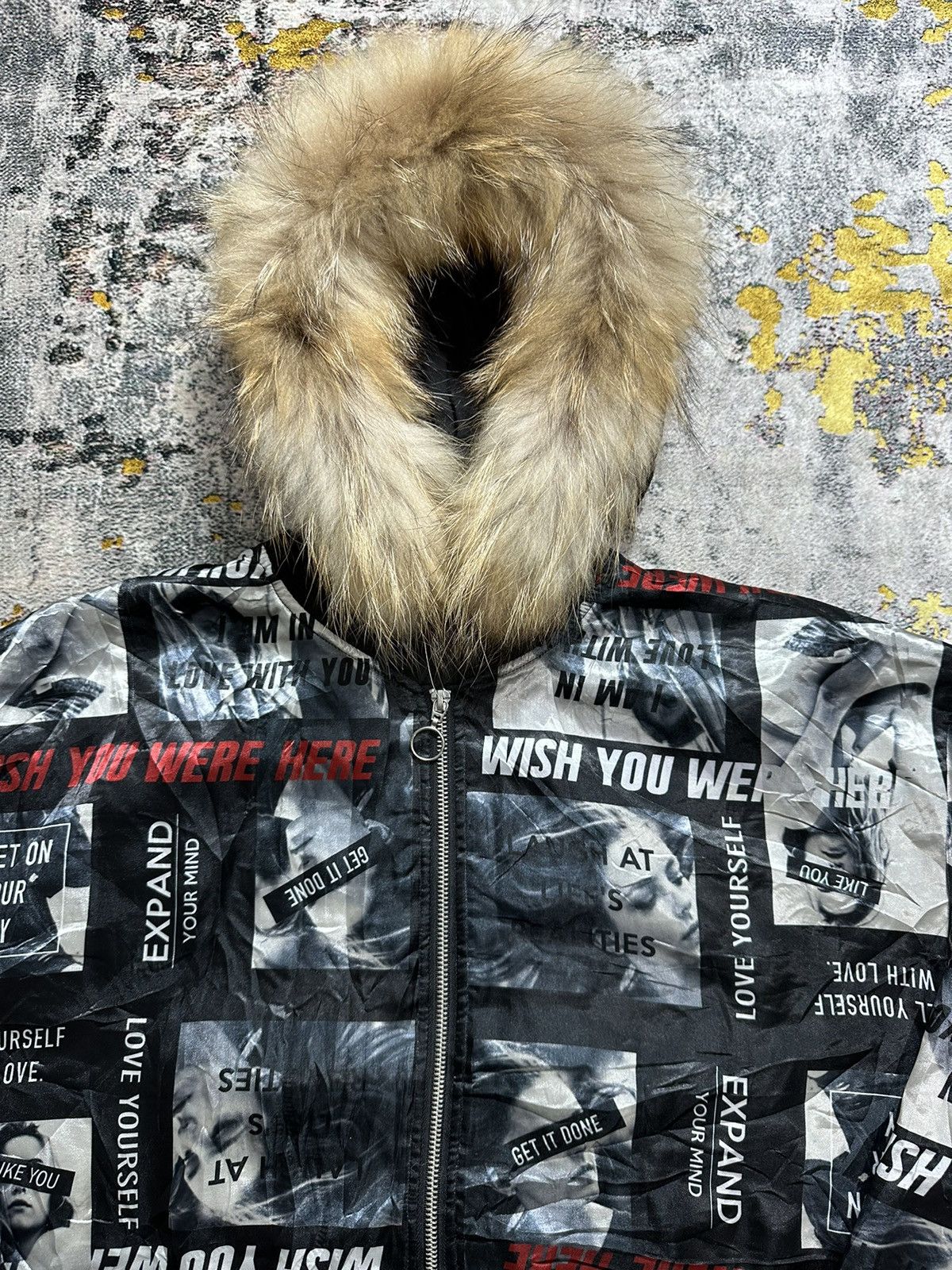 Hysteric Glamour LEAHMATIN ALL OVER PRINTED BIG SIZE FUR ZIP HOODIE LGB STYLE Size US XL / EU 56 / 4 - 2 Thumbnail