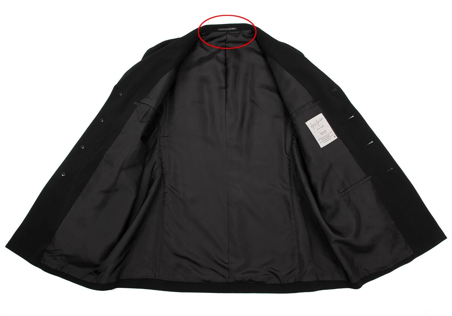 Yohji Yamamoto Yohji Yamamoto Wool Gabardine Jacket Black M Size US M / EU 48-50 / 2 - 13 Thumbnail