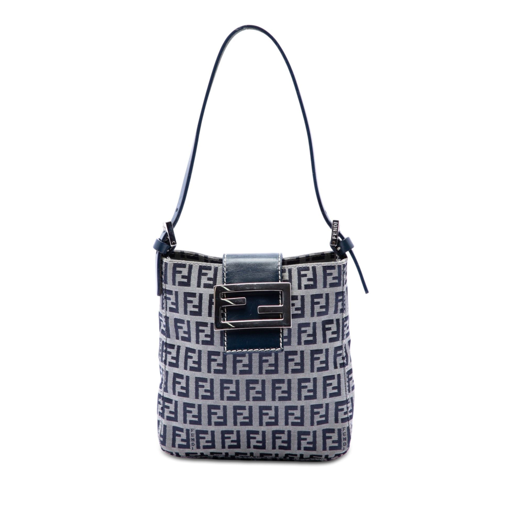 Fendi Zucchino Canvas Shoulder Bag Size ONE SIZE - 1 Thumbnail
