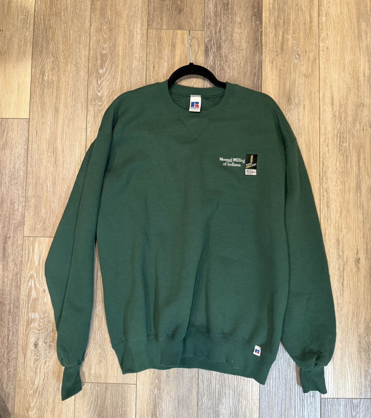 Vintage 🚨 GREEN RUSSEL VINTAGE CREW 🚨 Size US L / EU 52-54 / 3 - 1 Thumbnail