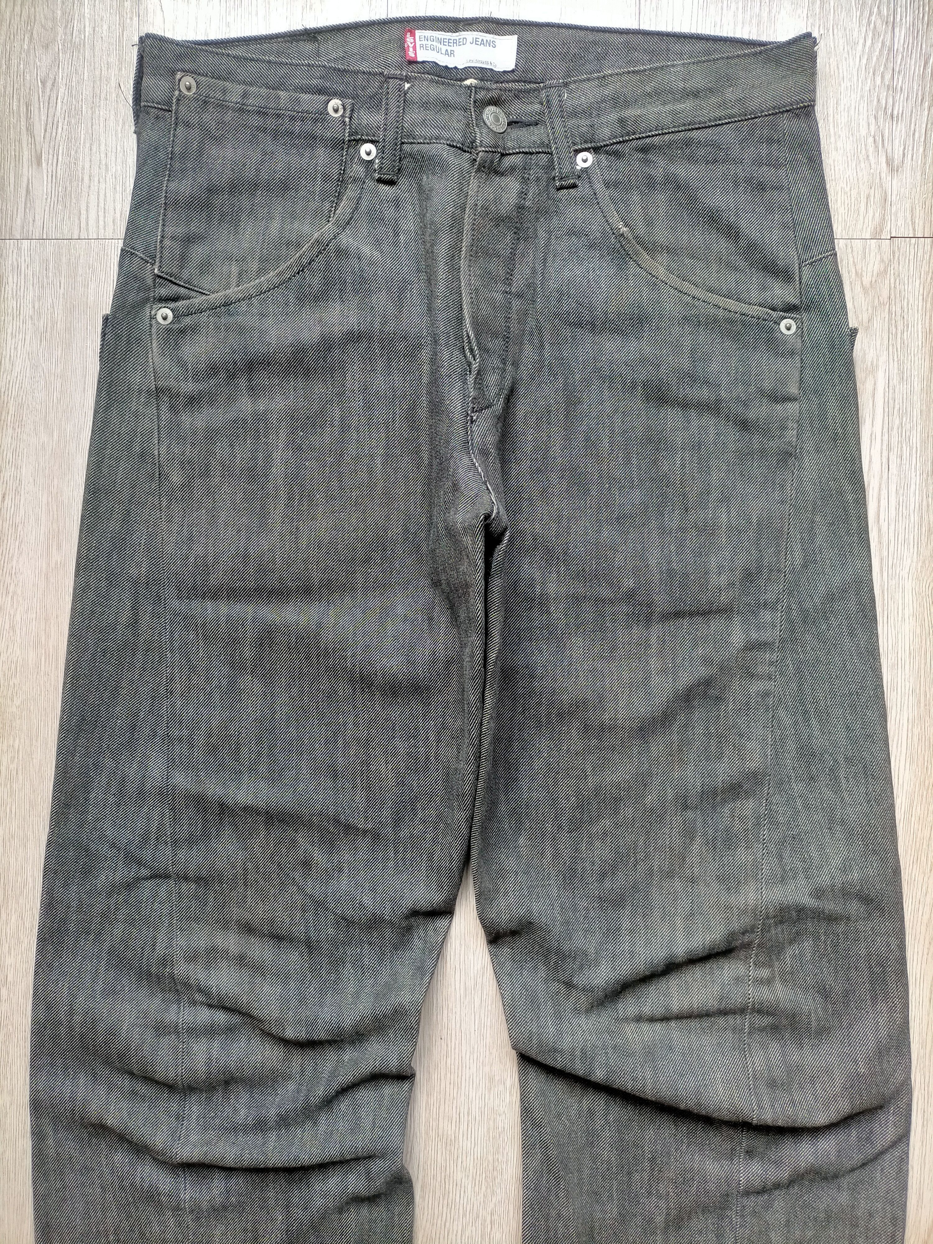 Levi's Levis Engineered Regular Black Rusty Denim pants Size US 31 - 3 Thumbnail