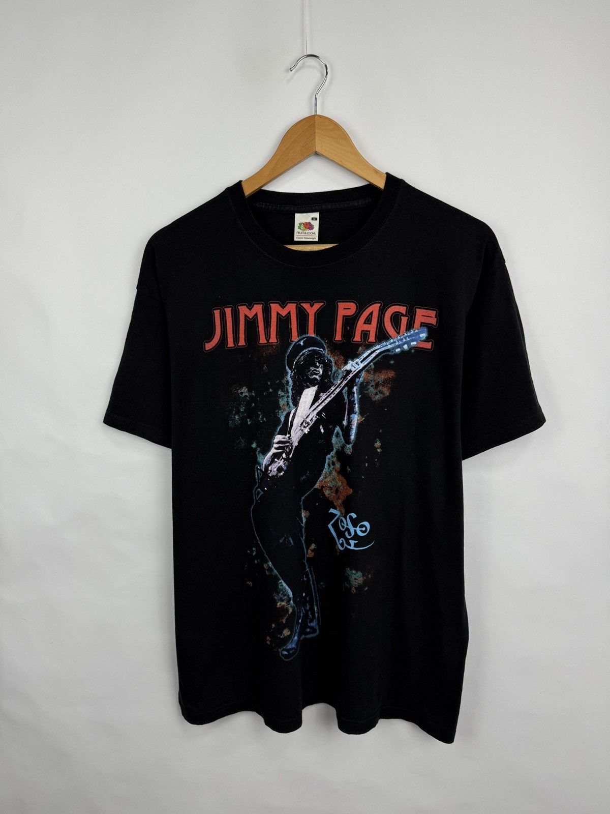 Led Zeppelin 🇬🇧 Vintage Jimmy Page ZoSo Led Zeppelin Band T-Shirt 2009 Size US M / EU 48-50 / 2 - 2 Thumbnail