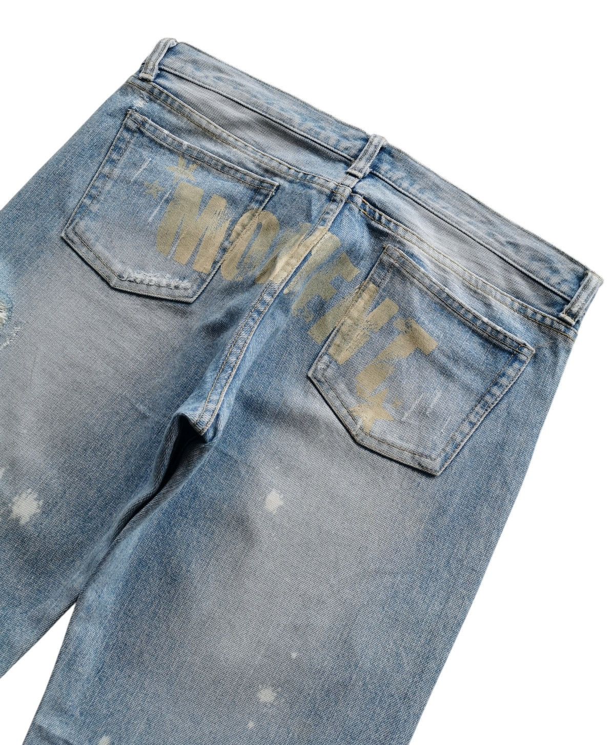 Japanese Brand Distressed Denim Jeans Size US 33 - 6 Thumbnail