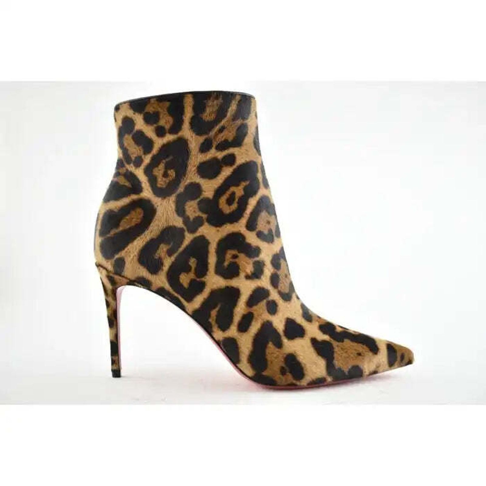 Christian Louboutin Christian Louboutin So Kate Booty 85 Black Brown Leopard Size US 7.5 / IT 37.5 - 2 Thumbnail