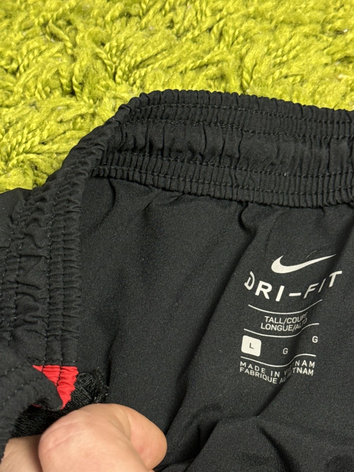Nike × Vintage Vintage Nike Nylon Pants Black Drill Y2K Size US 34 / EU 50 - 4 Thumbnail