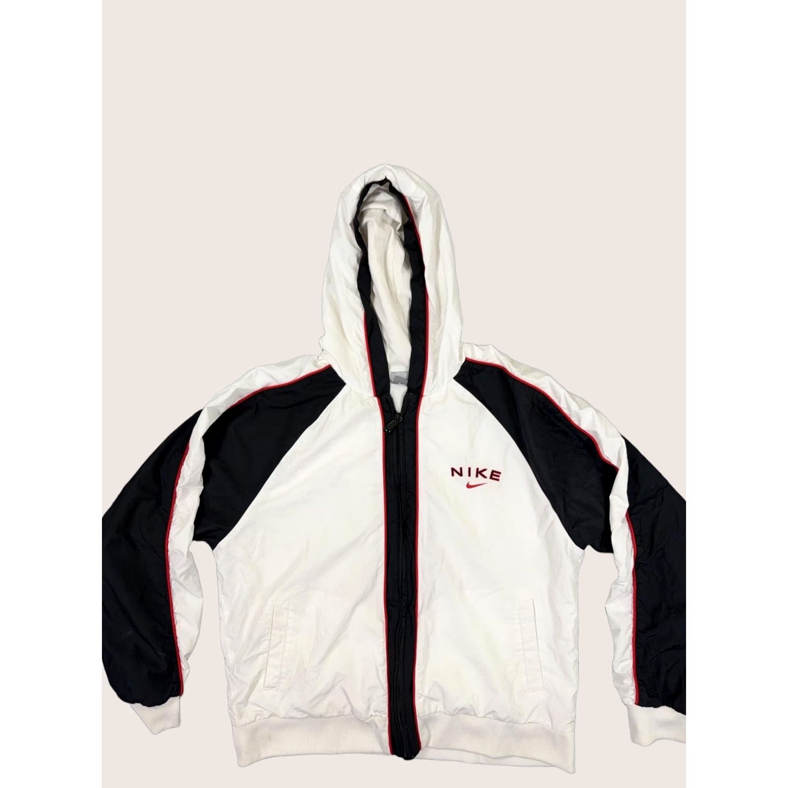 Nike × Vintage NIKE ROGER FEDERER WHITE WIMBLEDON 2012 FULL ZIP