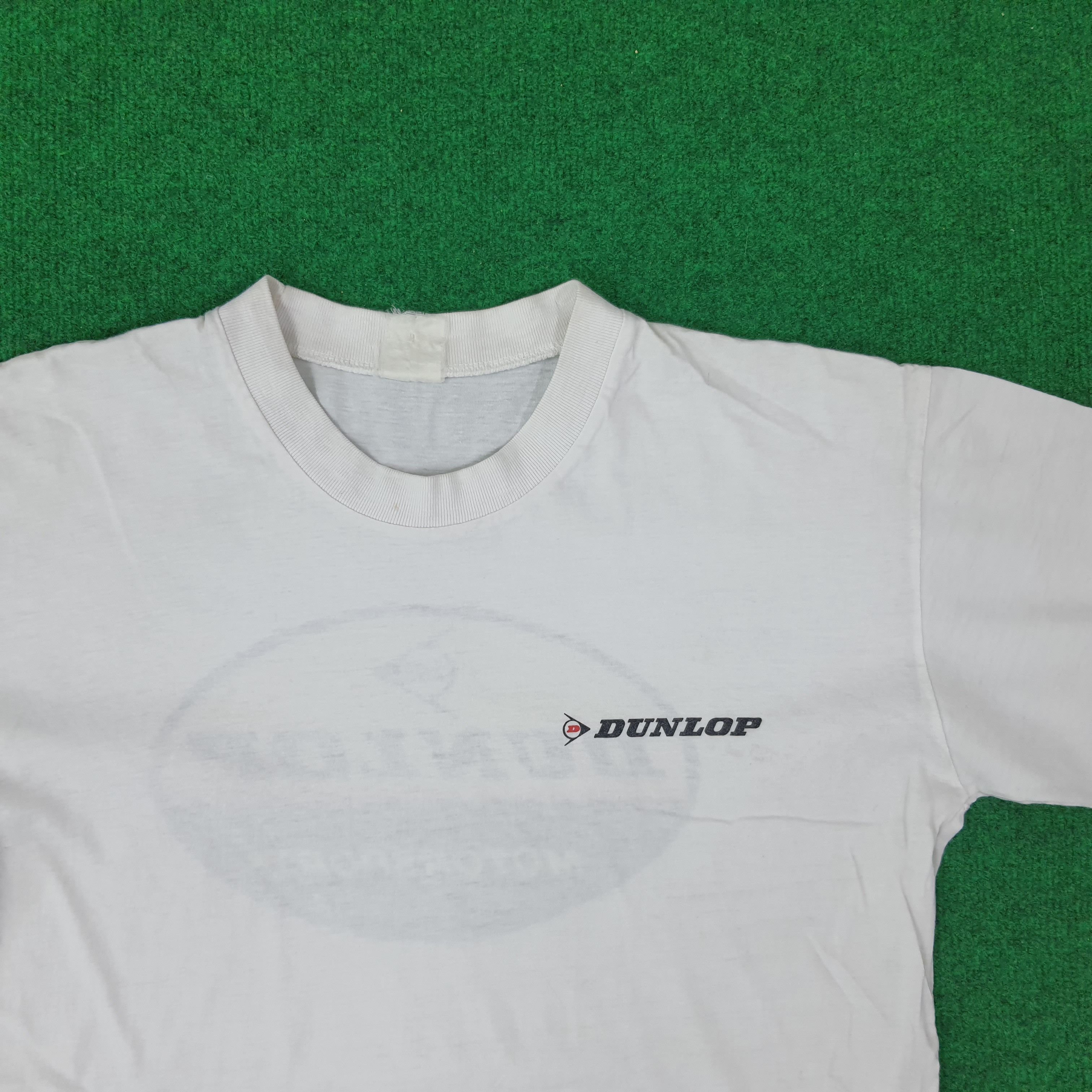 Japanese Brand Vintage DUNLOP Motorsports Single Stitch Tshirt C249N48 Size US M / EU 48-50 / 2 - 4 Thumbnail