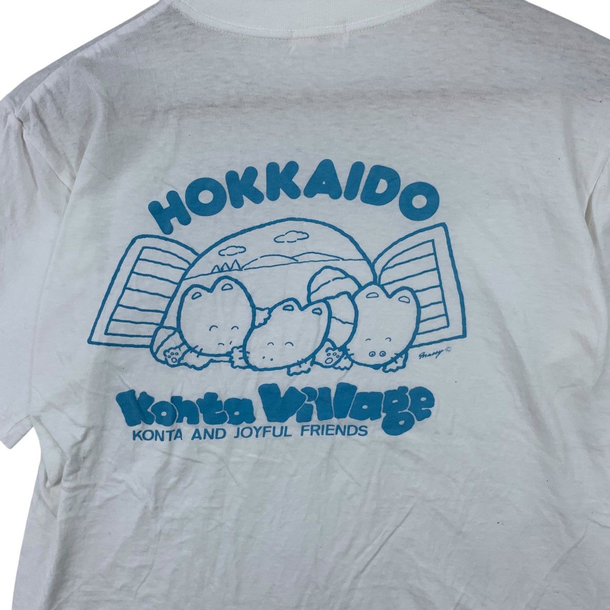 Vintage Vintage KONTA HOKKAIDO VILLAGE Japan Animation Tee Shirt Top Size S / US 4 / IT 40 - 5 Thumbnail