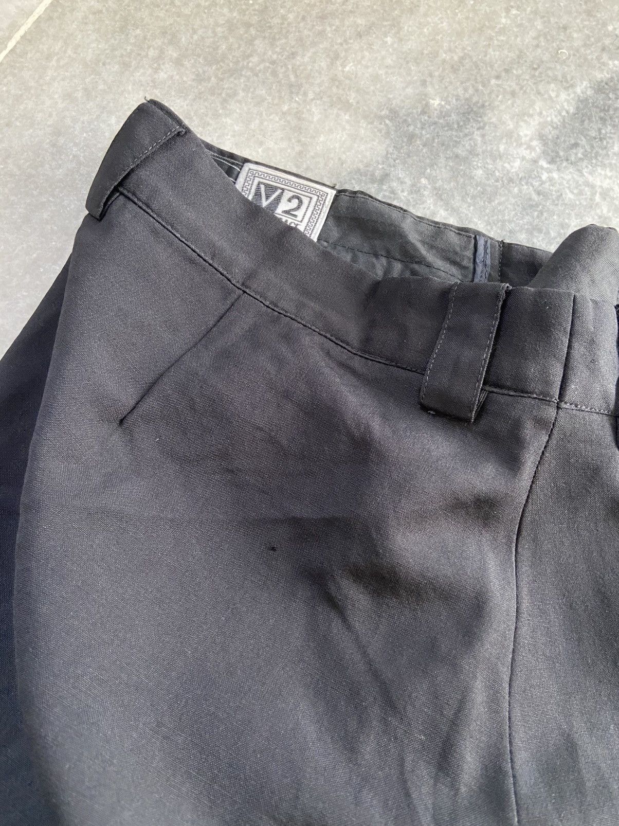 Versace Vintage Versace Black Mohair Trousers Pants Size 48 Size US 30 / EU 46 - 10 Thumbnail