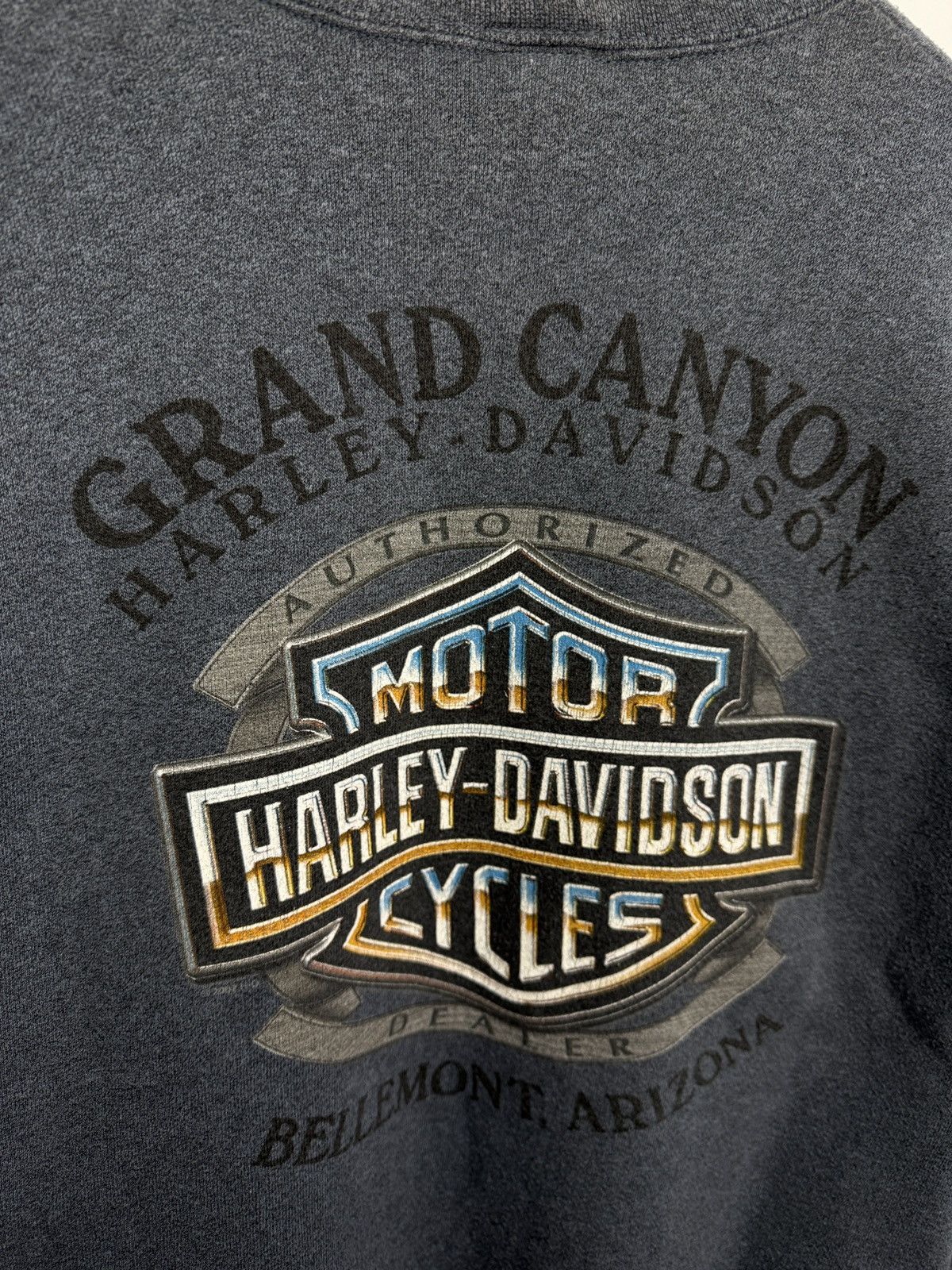 Harley Davidson 🇺🇸Vintage Y2K Harley Davidson Grand Canyon Arizona Sweatshirt Size US L / EU 52-54 / 3 - 6 Thumbnail