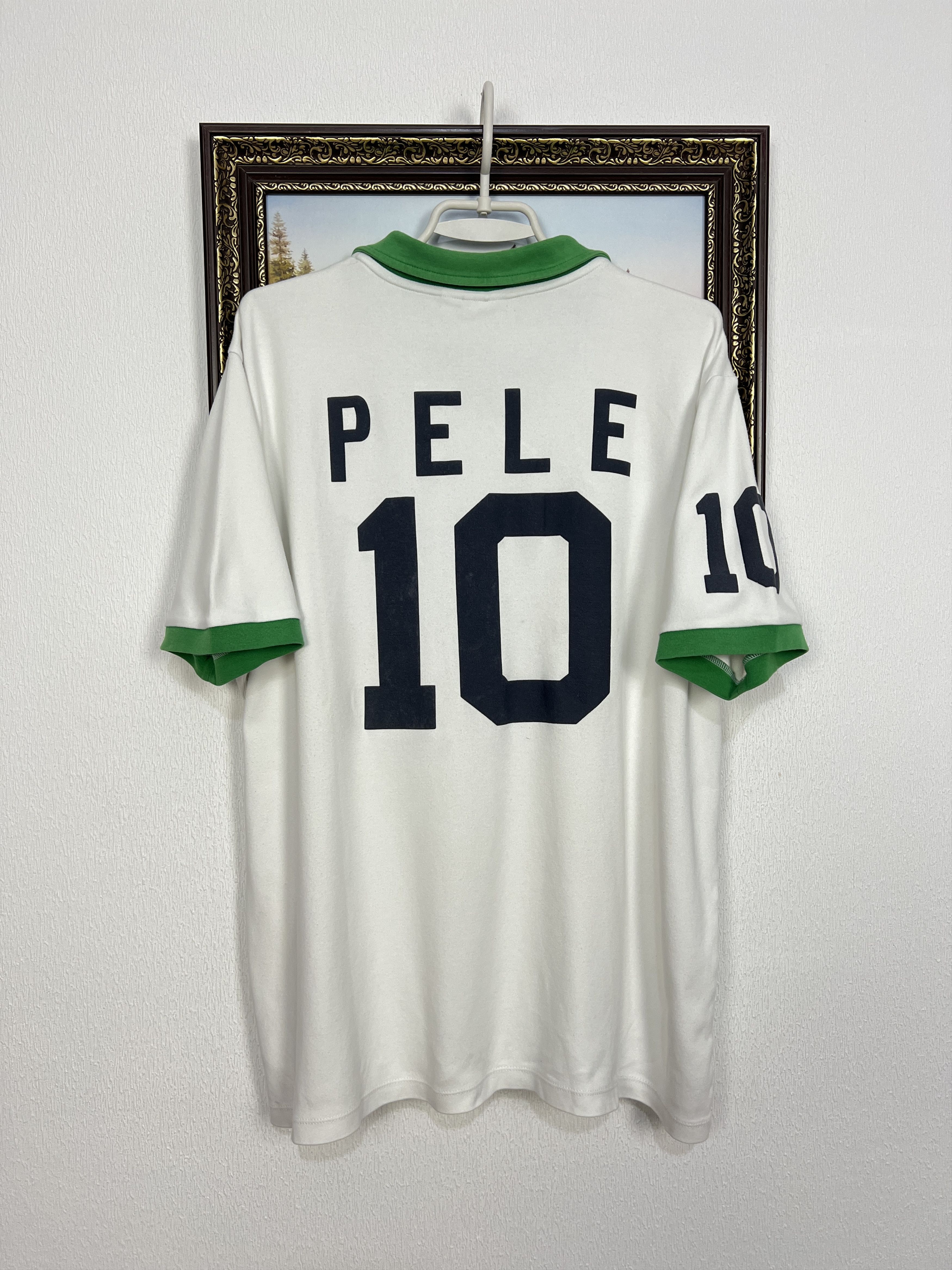 Umbro Pele #10 1976 New York Cosmos Replica Football Shirt Jersey Size US XXL / EU 58 / 5 - 9 Thumbnail