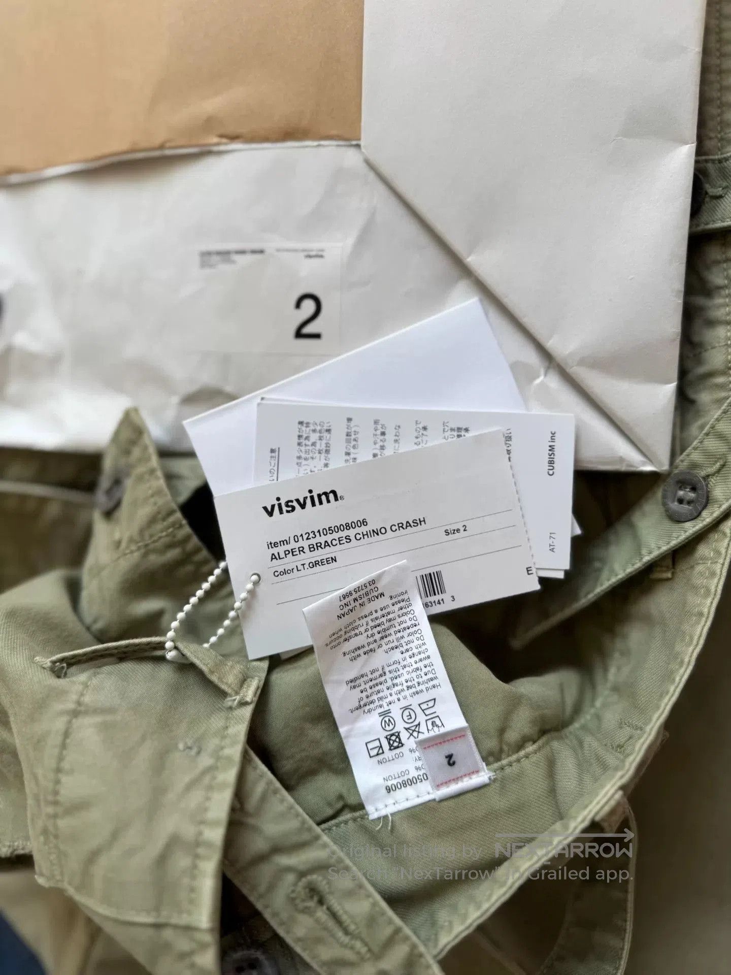 Visvim visvim alper braces chino pants in green. Size US 38 / EU 54 - 9 Thumbnail
