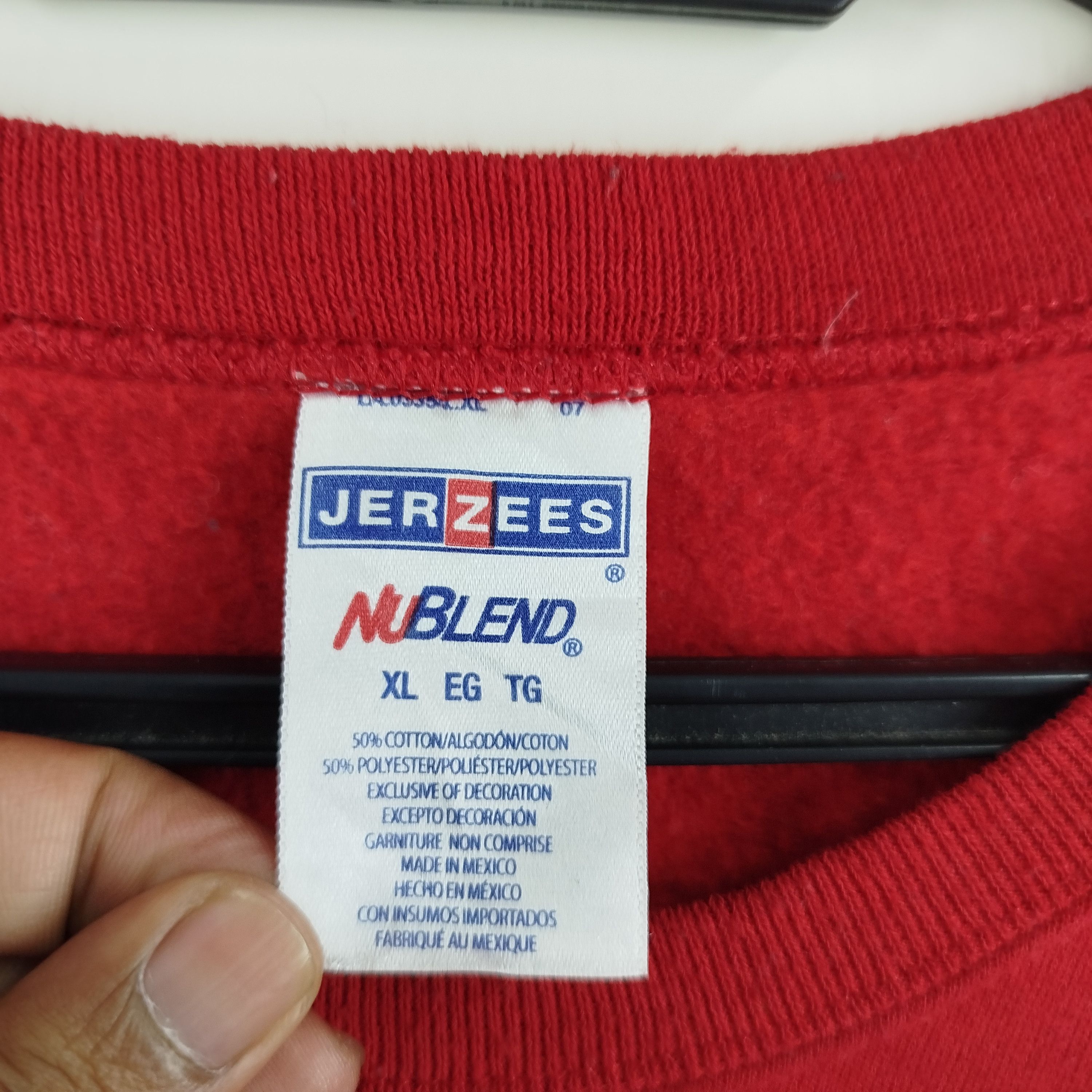 Jerzees Merry Christmas By Jerzees 50/50 Material Size US XL / EU 56 / 4 - 3 Thumbnail