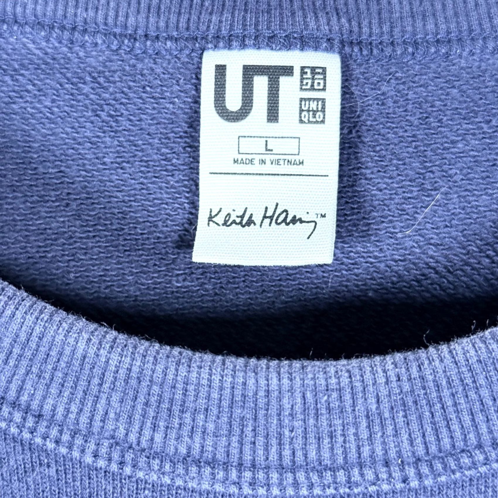 Uniqlo Uniqlo Keith Haring Sweatshirt Men L Blue Graphic Print Pullover Crew Neck Size US L / EU 52-54 / 3 - 3 Thumbnail