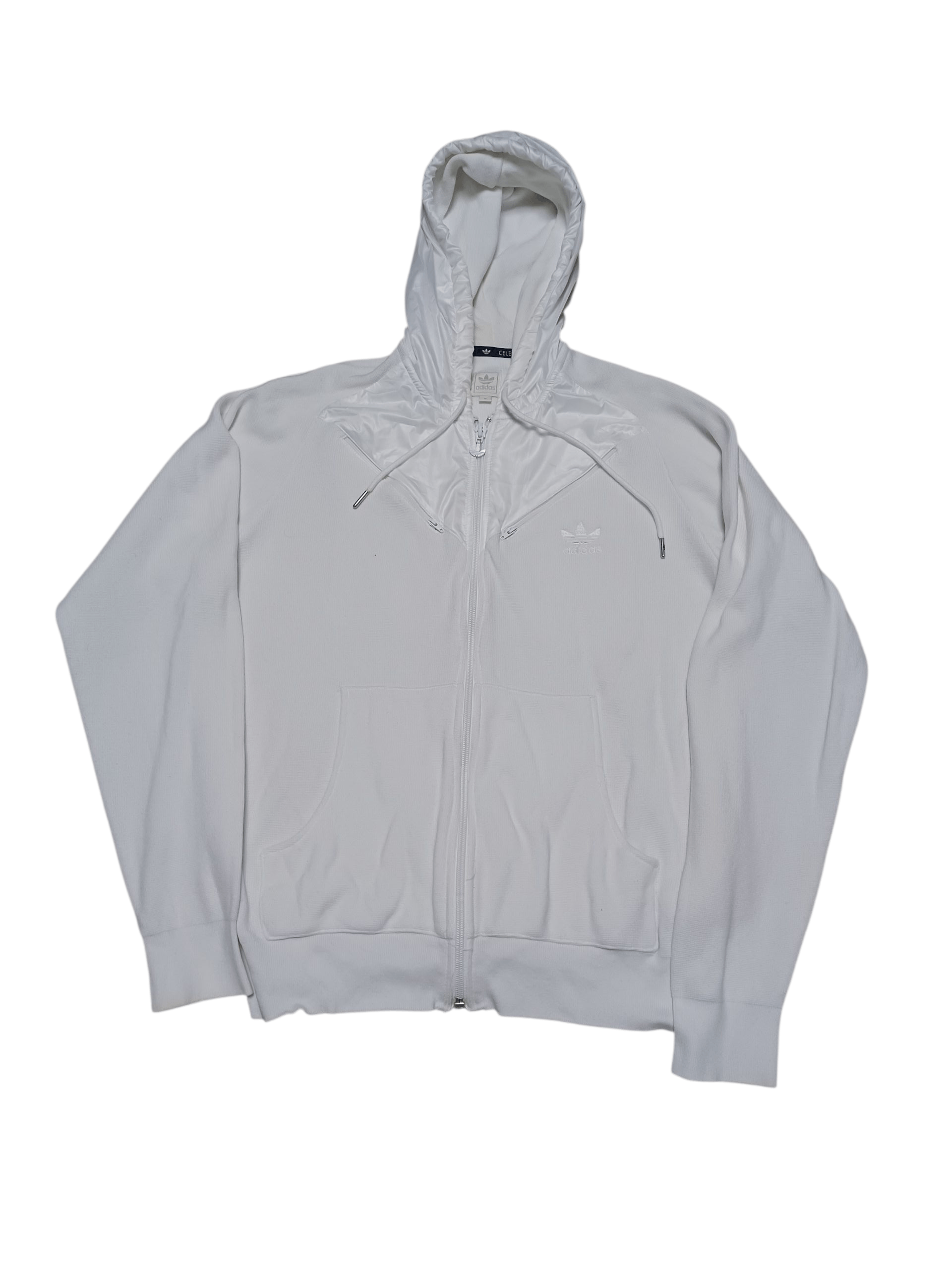 Adidas ADIDAS ORIGINALS VINTAGE 2008 BIG LOGO ZIP HOODIE Size US M / EU 48-50 / 2 - 1 Thumbnail