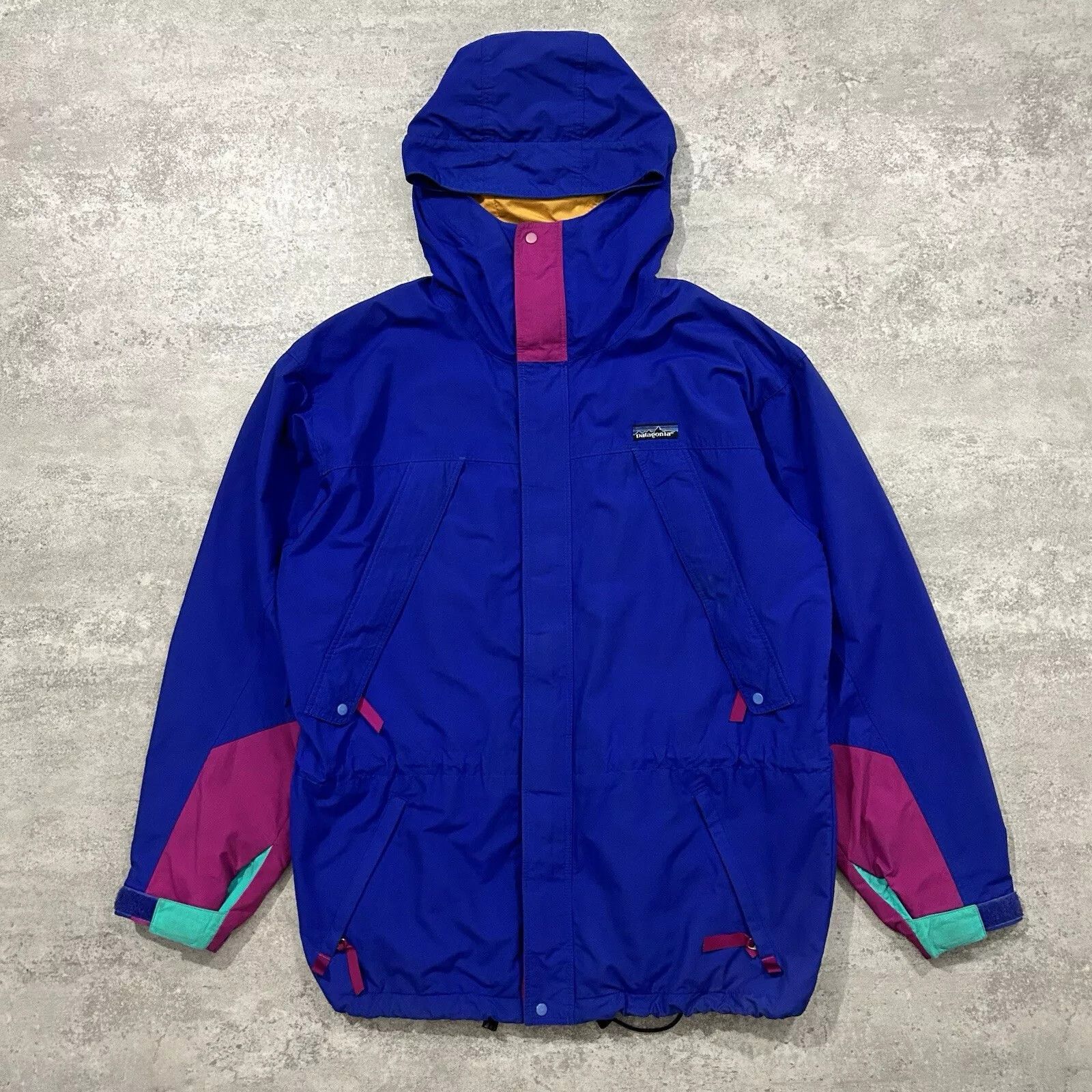 Patagonia × Vintage PATAGONIA STORM JACKET MOUNTAIN PARKA BLUE PINK SIZE M Size US M / EU 48-50 / 2 - 1 Thumbnail
