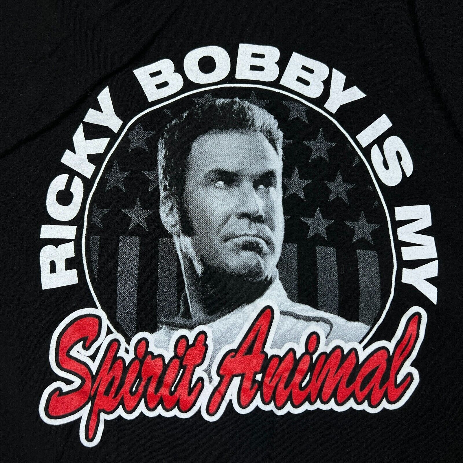 Vintage 2018 Talladega Nights T Shirt XL Black Ricky Bobby Movie Tee Size US XL / EU 56 / 4 - 2 Thumbnail