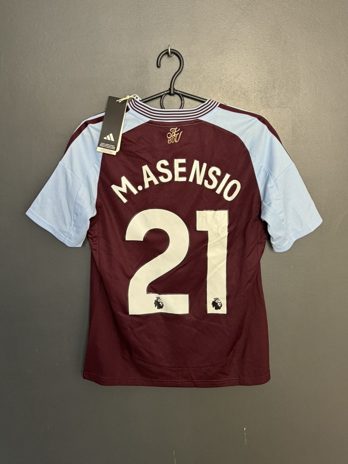 Adidas KIDS New Aston Villa 24/25 Home Asensio Football Jersey Size US XS / EU 42 / 0 - 1 Thumbnail