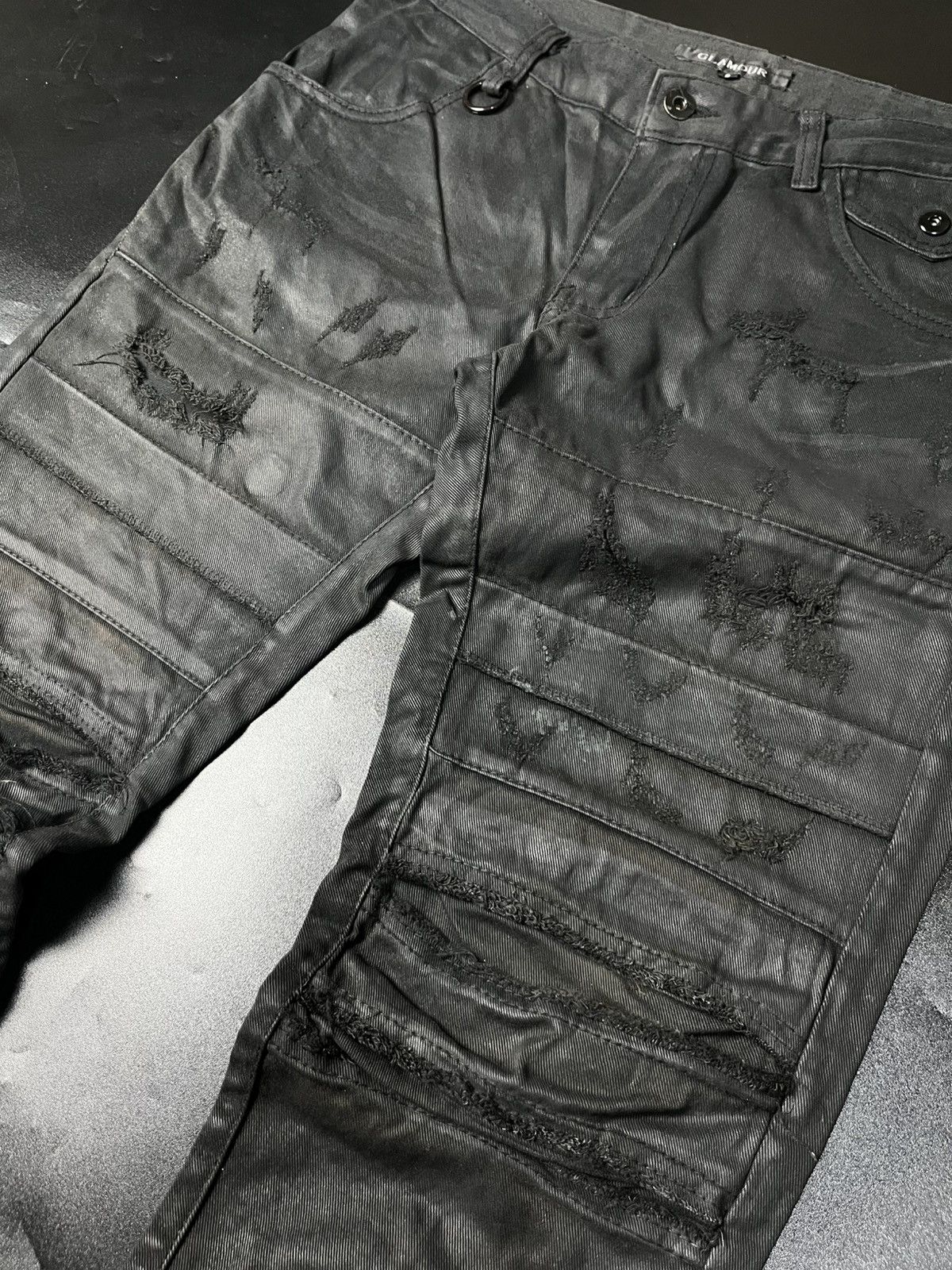 If Six Was Nine × Japanese Brand Japanese Glamoursim Distressed punk jeans Size US 30 / EU 46 - 5 Thumbnail
