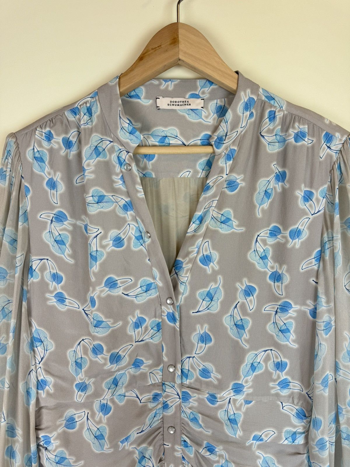 DOROTHEE SCHUMACHER Dorothee Schumacher silk leaves floral maxi dress gown L Size L / US 10 / IT 46 - 9 Thumbnail