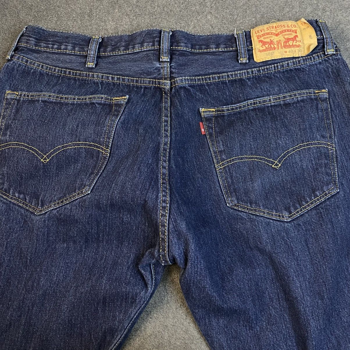 Levi's Levi's 501 Jeans Mens Blank Red Tag Straight Leg 40/30 EUC Size US 40 / EU 56 - 6 Thumbnail