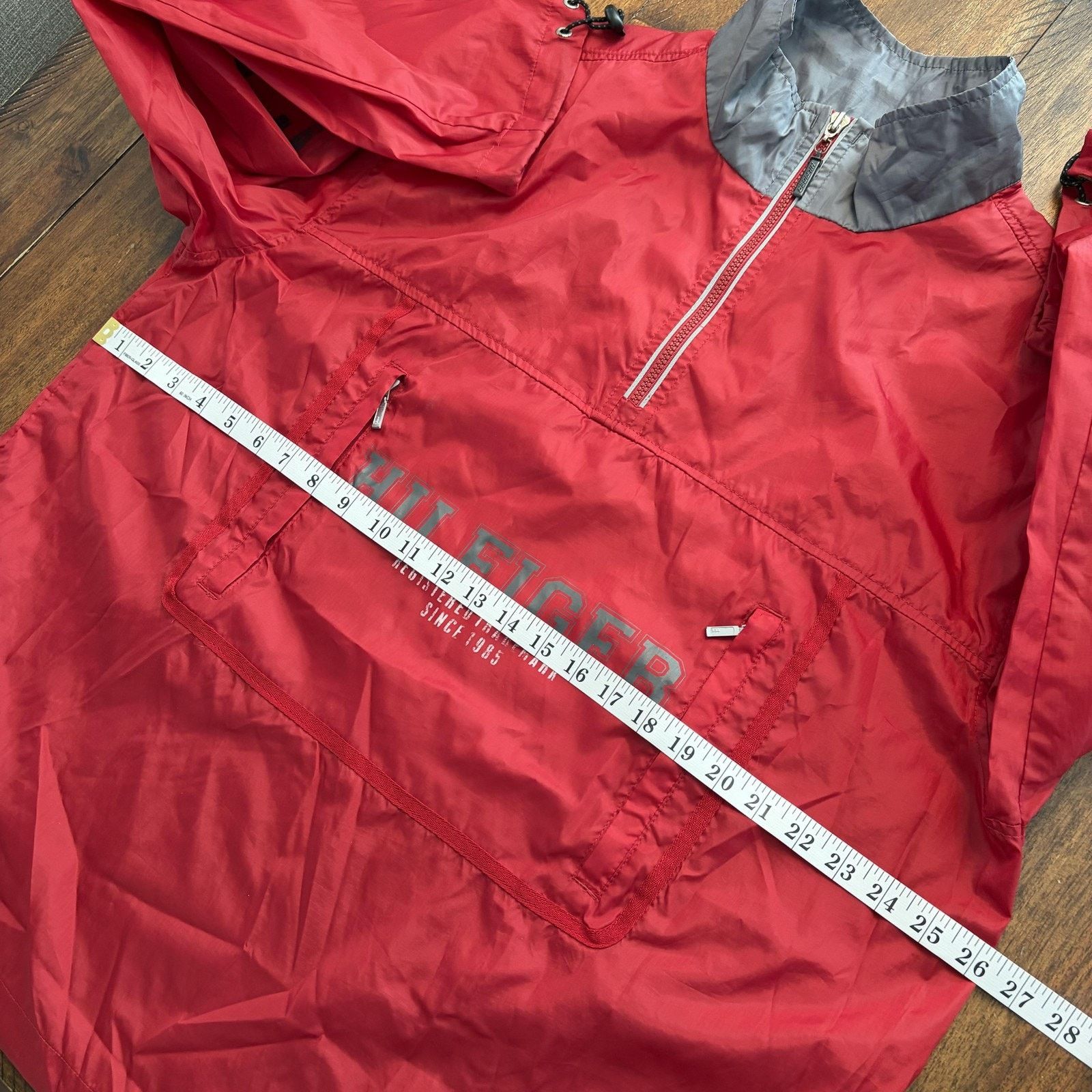 Tommy Hilfiger Tommy Hilfiger Jacket L Athletics 1/2 Zip Windbreaker Anorak Size US L / EU 52-54 / 3 - 8 Thumbnail