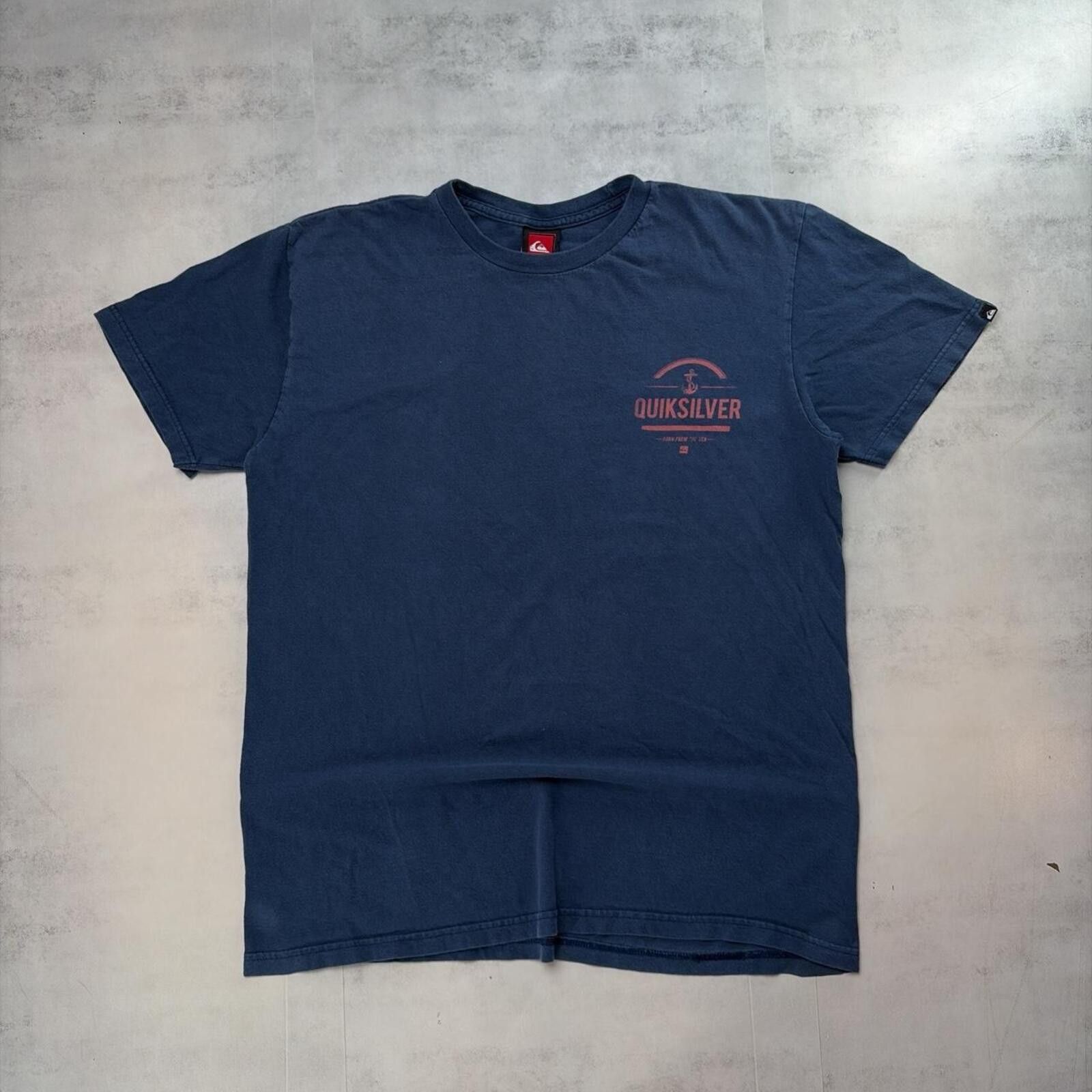 Quiksilver Y2K Navy Quiksilver Surf Grunge Skater T-Shirt Size US L / EU 52-54 / 3 - 1 Thumbnail