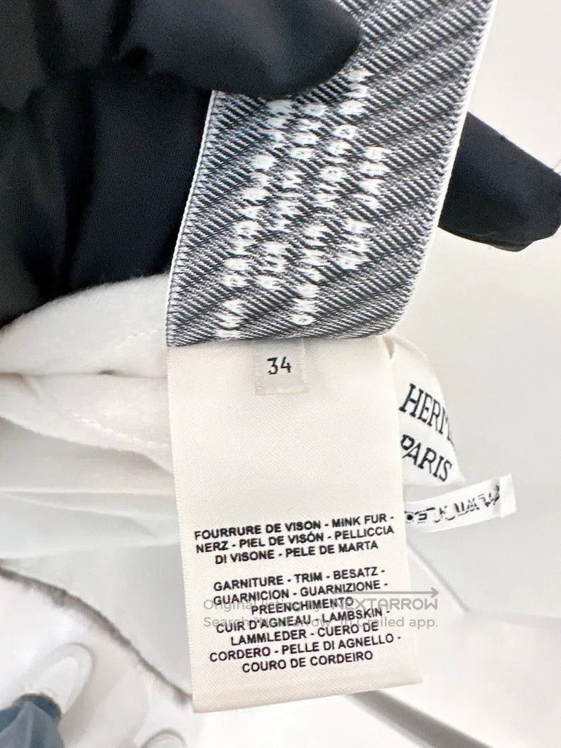 Hermes Hermes Polka dot patterned fur coat Size XXS / US 00 / IT 34 - 4 Thumbnail