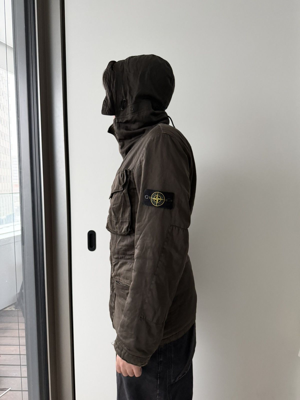 Stone Island Stone Island Raso Gommato Jacket Size Medium Vintage Size US M / EU 48-50 / 2 - 18 Thumbnail