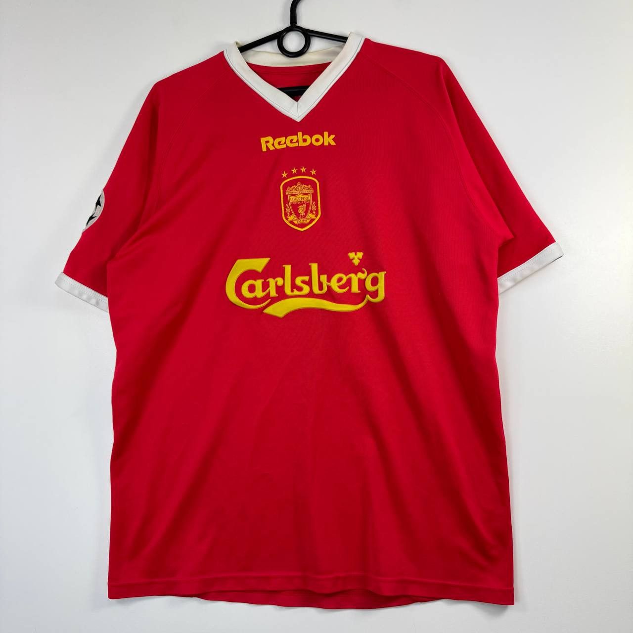 Reebok Liverpool FC Shirt 2001/03 Reebok Jersey Champions League M Size US M / EU 48-50 / 2 - 1 Thumbnail