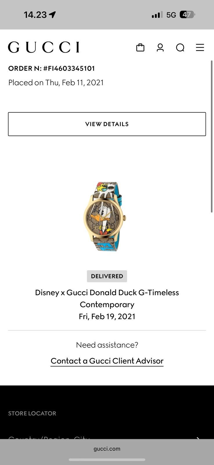 Gucci Gucci Watch G-Timeless 38mm Disney Donald Duck Size 38 - 18 Thumbnail