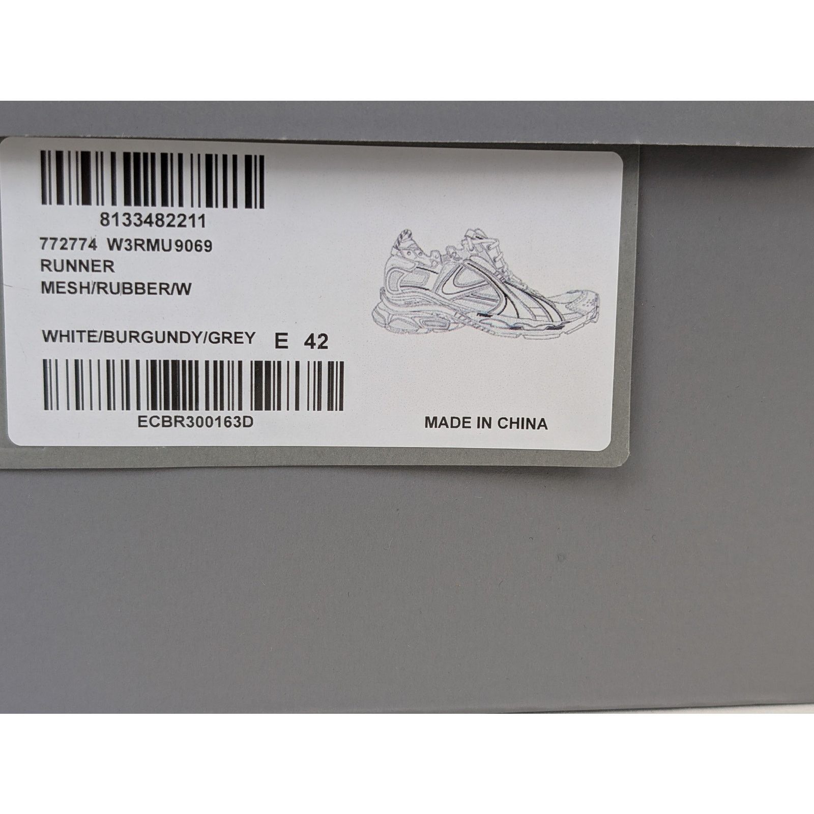 Balenciaga o1rshd1 Four Color Rubber Runners in Multicolor Size US 9 / EU 42 - 23 Thumbnail