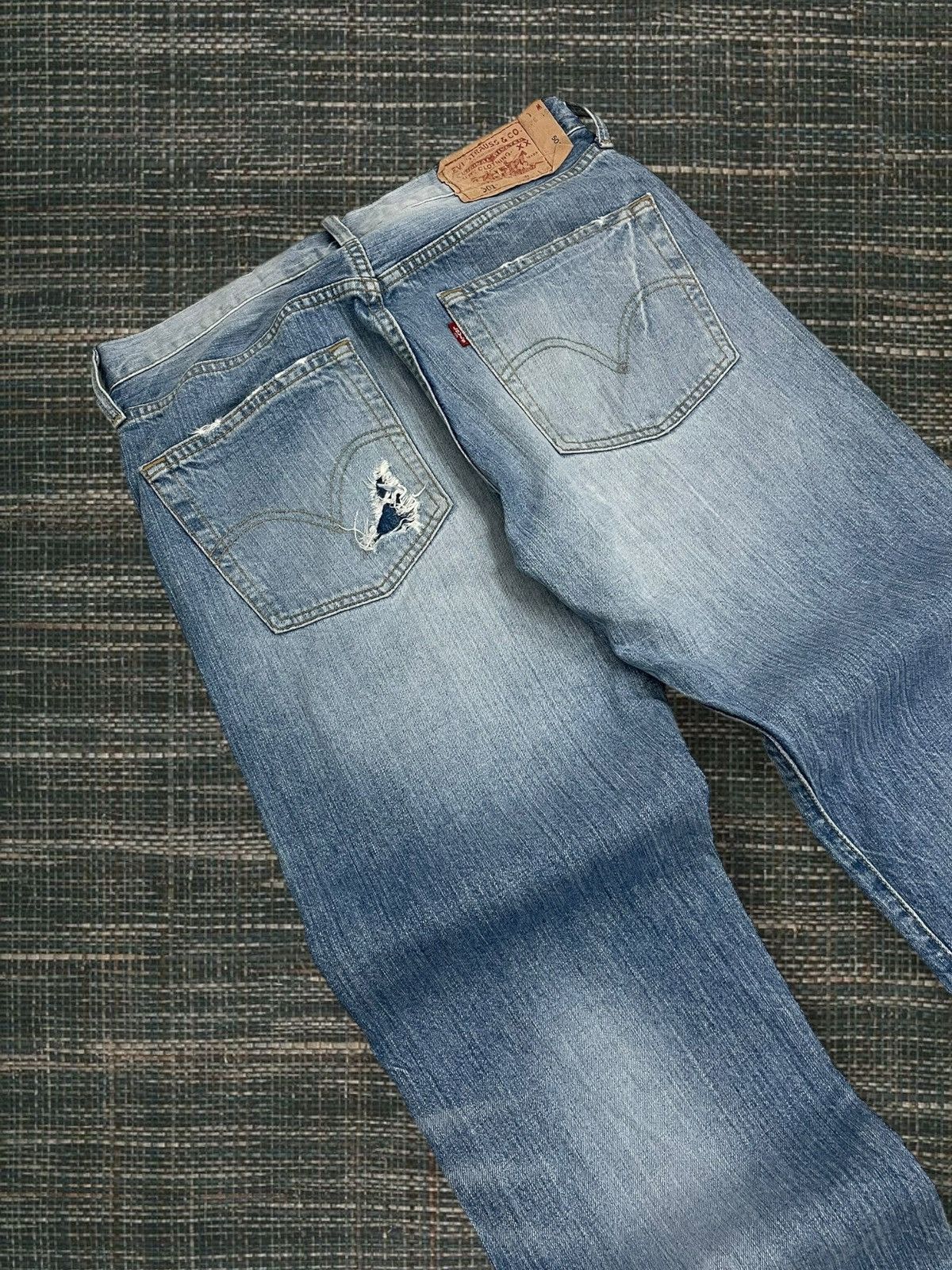 Levi's Vintage Clothing Og Vintage 90s Original Designer Levis 501 Distressed Denim Size US 30 / EU 46 - 17 Thumbnail