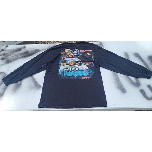 Rap Tees × Vintage Vintage Jay Z Lil Wayne Powerhouse Radio concert shirt 2008 Size US M / EU 48-50 / 2 - 5 Thumbnail