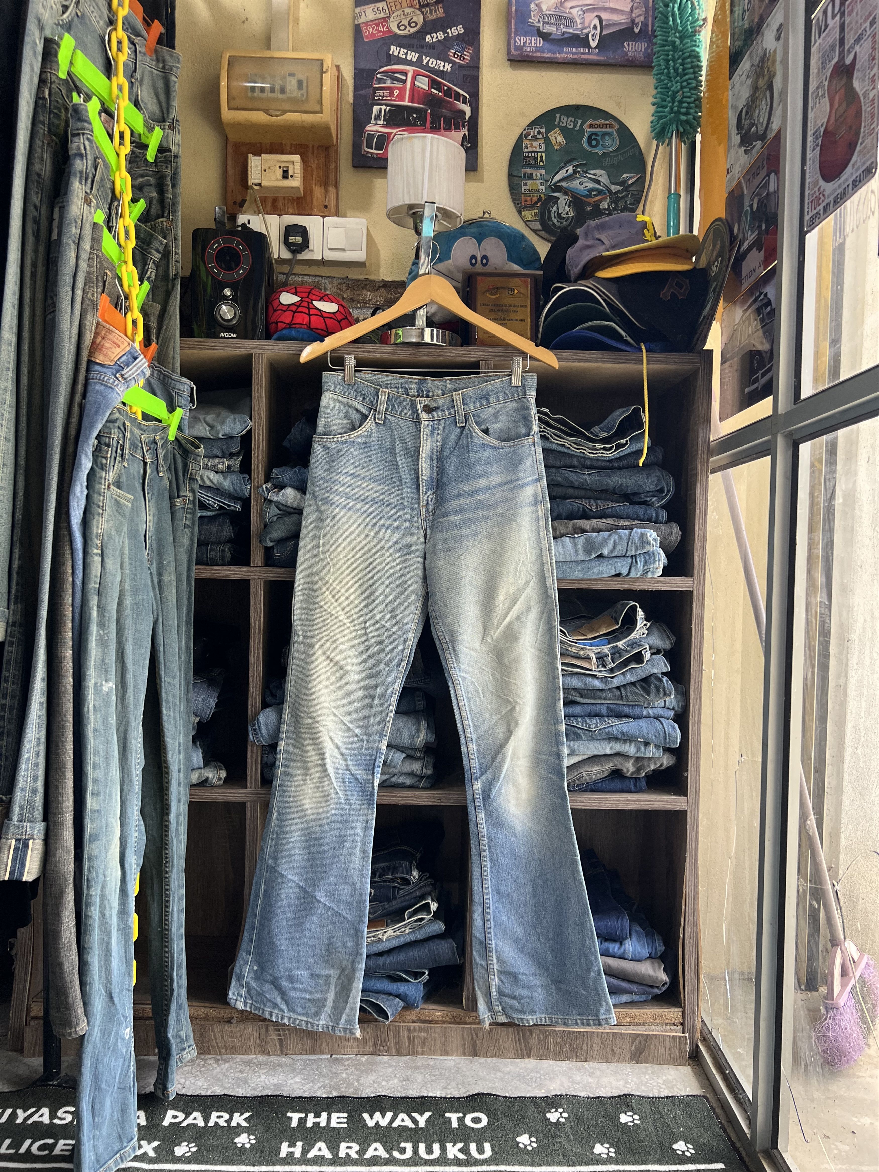 Levi's Vintage Clothing 🔥Vintage Levis Distressed Denim Made in Usa Size US 29 - 19 Thumbnail