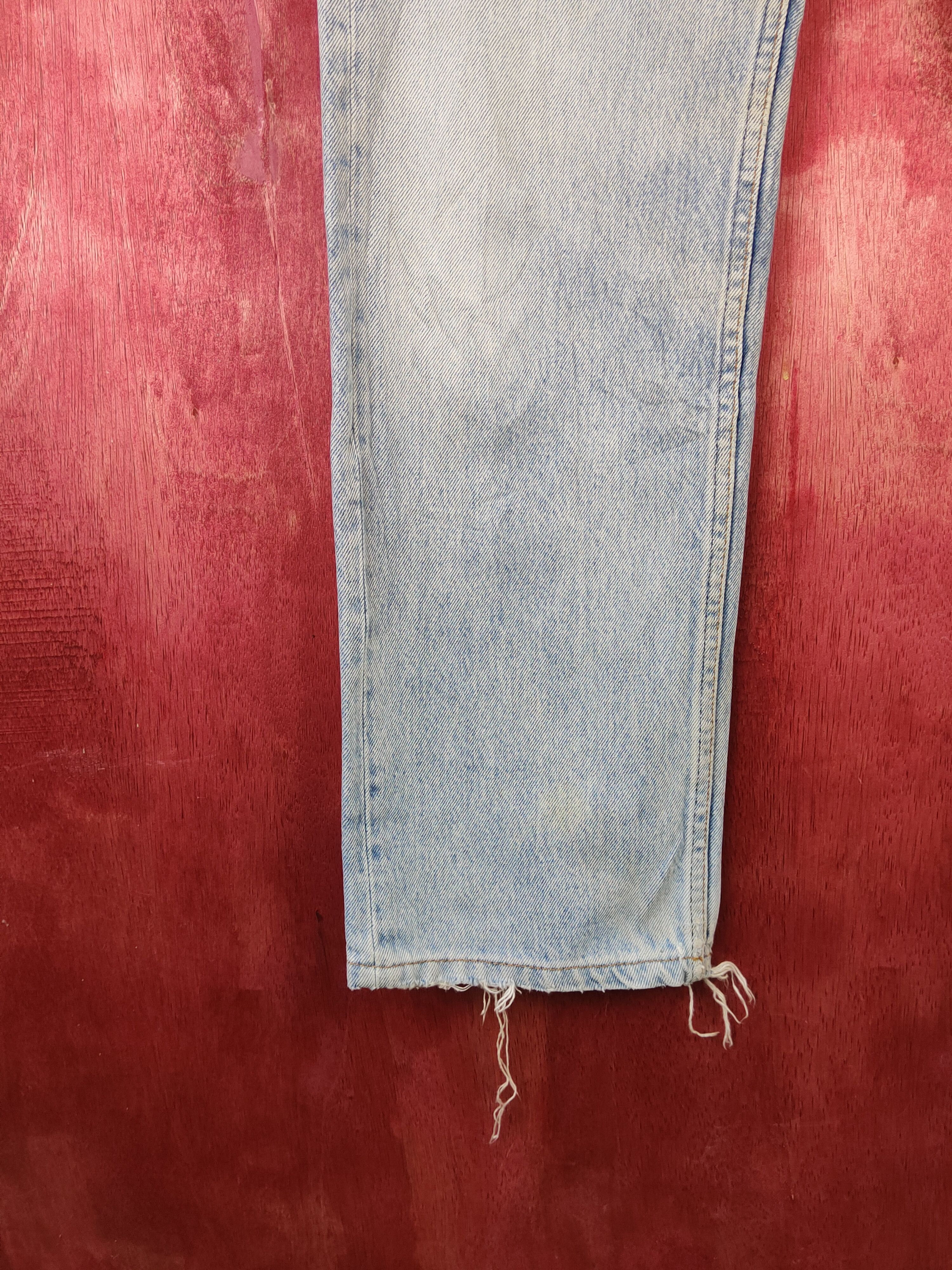 Levi's Levi's Blue Faded Distressed Ripped Jeans #S1653 Size US 30 / EU 46 - 4 Thumbnail
