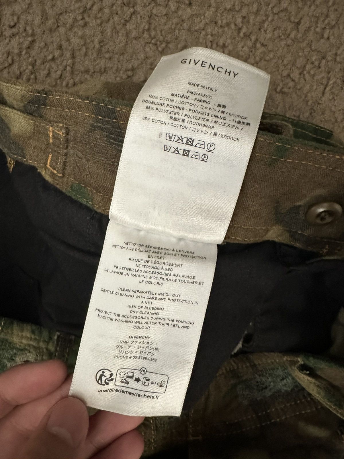 Givenchy × MMW Givenchy boro camo cargo pants（sold） Size US 34 / EU 50 - 6 Thumbnail