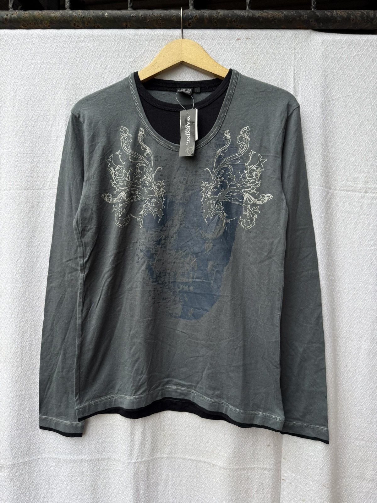 Japanese Brand 2000s - Warning Street Double Layers Size US M / EU 48-50 / 2 - 1 Thumbnail