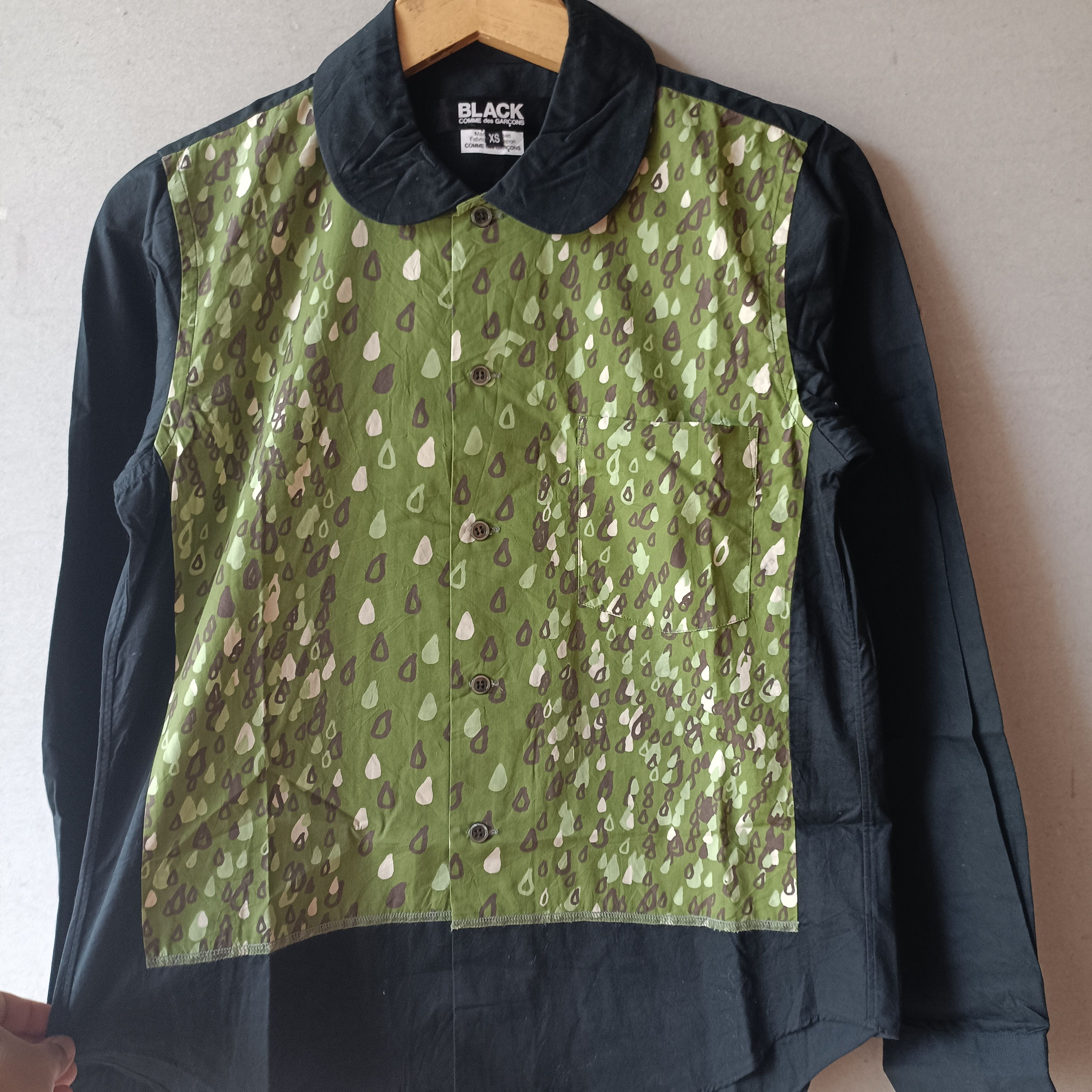 Comme des Garcons Ad 2014 Comme Des Garcons Black Shirt Size XS / US 0-2 / IT 36-38 - 2 Thumbnail