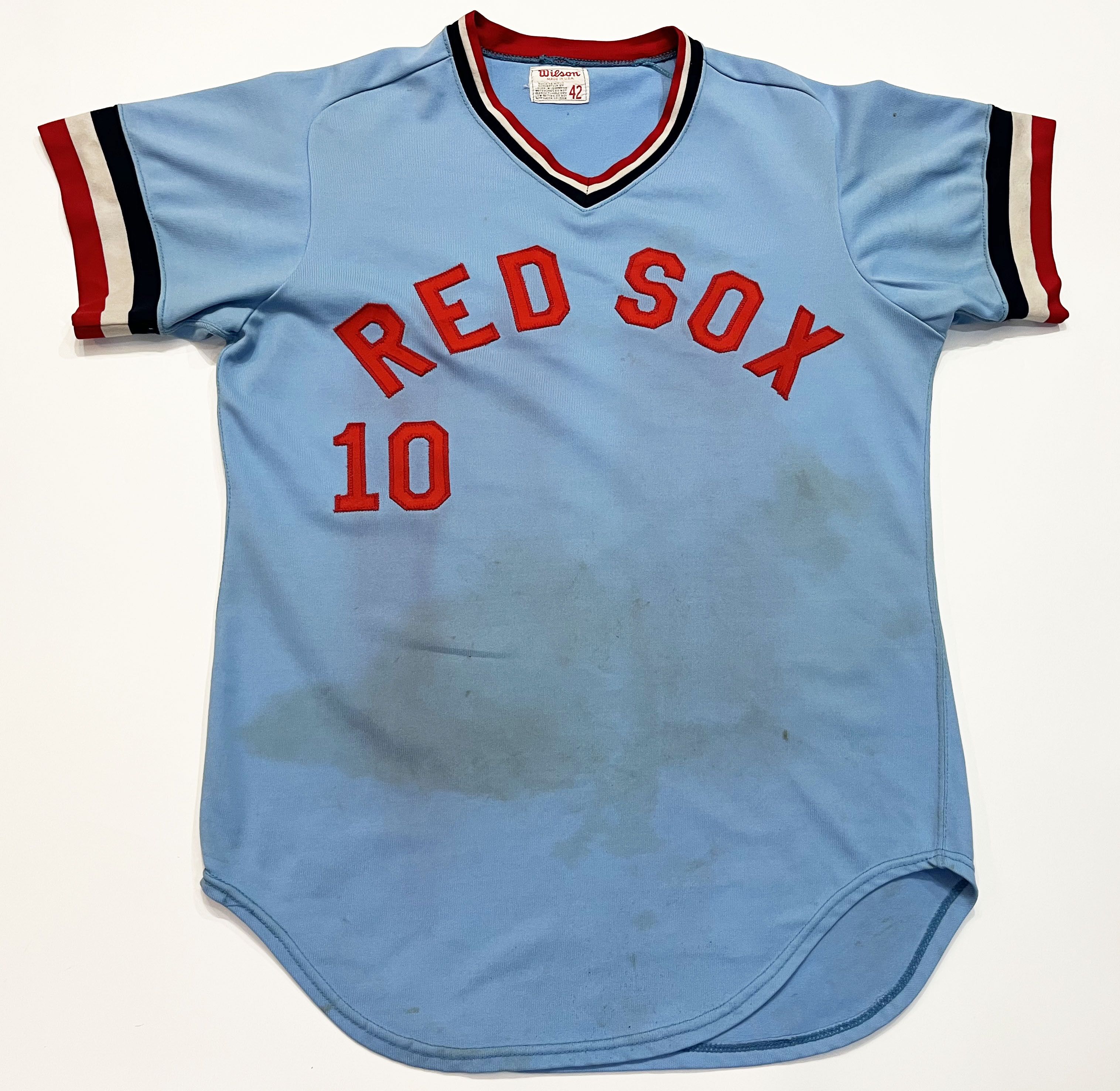 Wilson Vintage Wilson MLB Boston Red Sox #10 Baseball Jersey Size US M / EU 48-50 / 2 - 1 Thumbnail