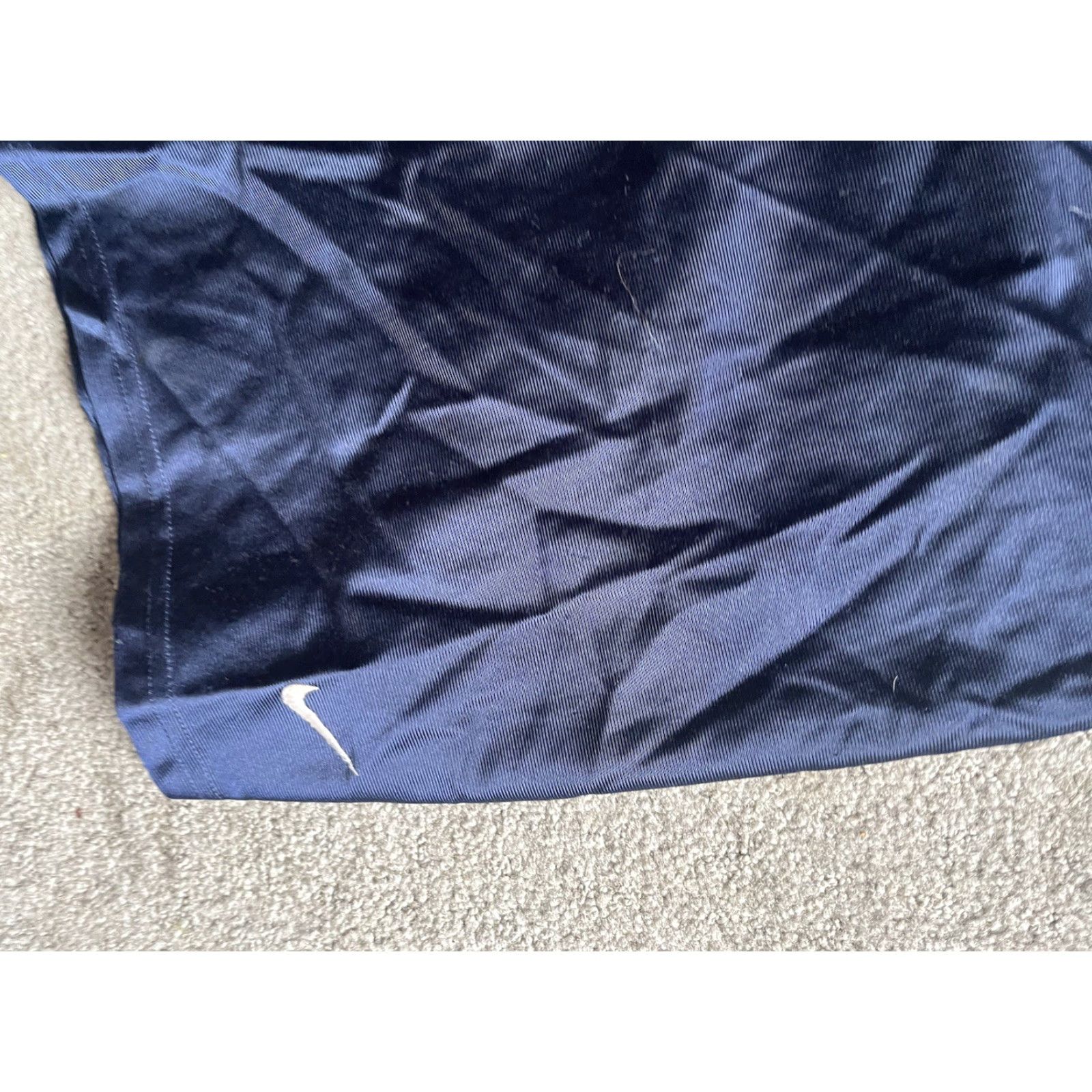 Nike VINTAGE Nike Shorts Mens L Blue Athletic Running Lightweight Logo Swoosh Y2K Size US 33 - 3 Thumbnail