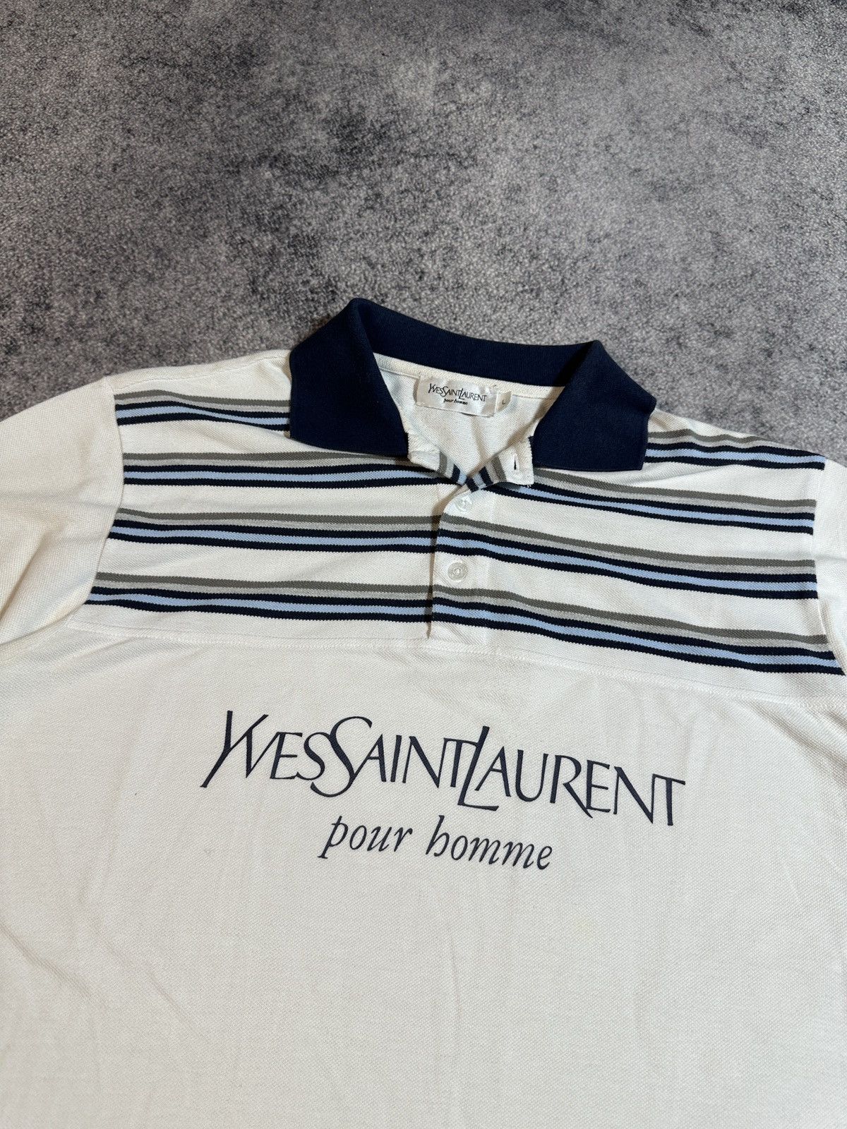 Yves Saint Laurent Yves Saint Laurent Polo Size US L / EU 52-54 / 3 - 2 Thumbnail