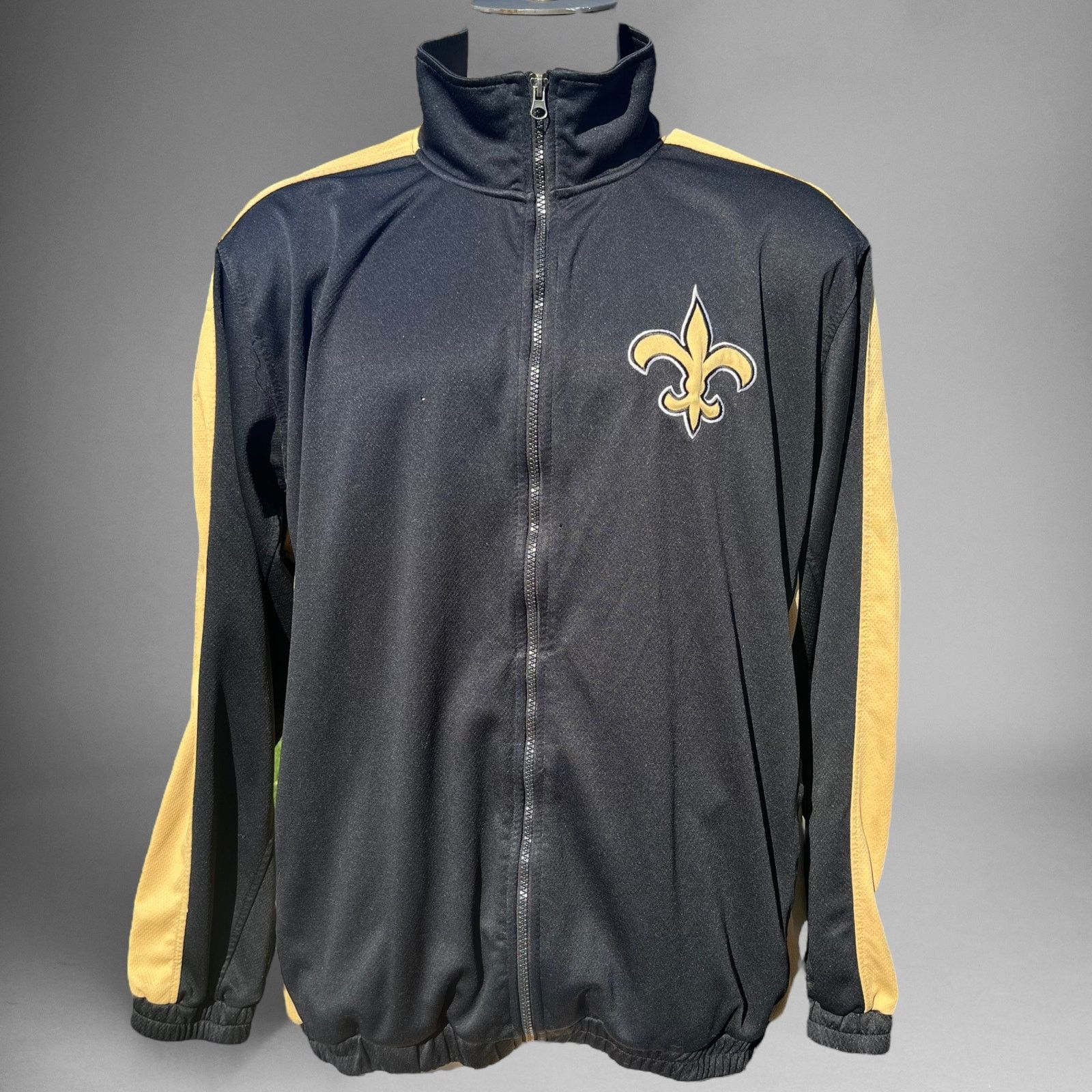 NFL New Orleans Saints Jacket Men's XXL Vintage NFL Zip Up Size US XXL / EU 58 / 5 - 1 Thumbnail