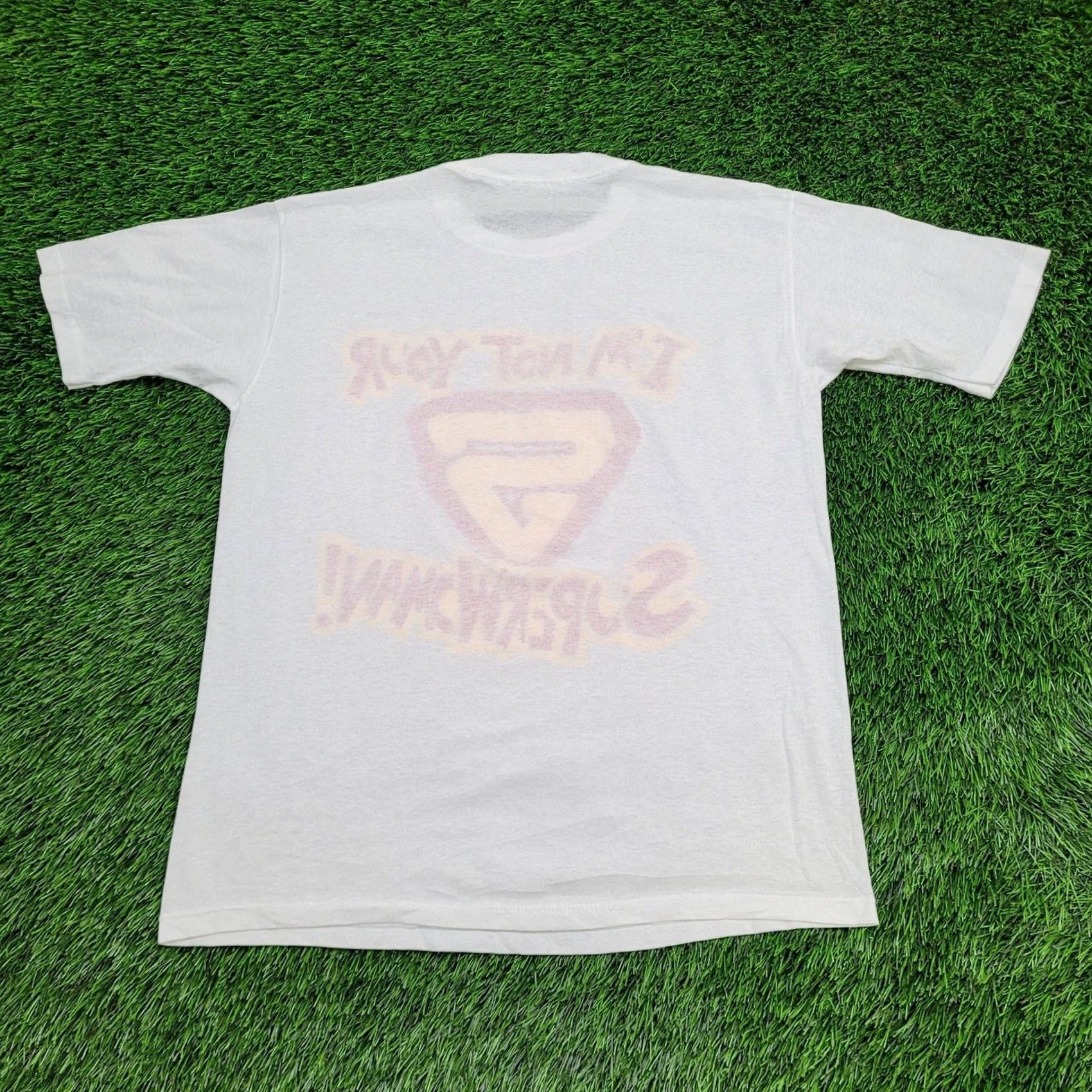 Vintage VINTAGE 80S Superwoman Shirt Womens Large 20x27 White (Shirt) Size L / US 10 / IT 46 - 2 Thumbnail