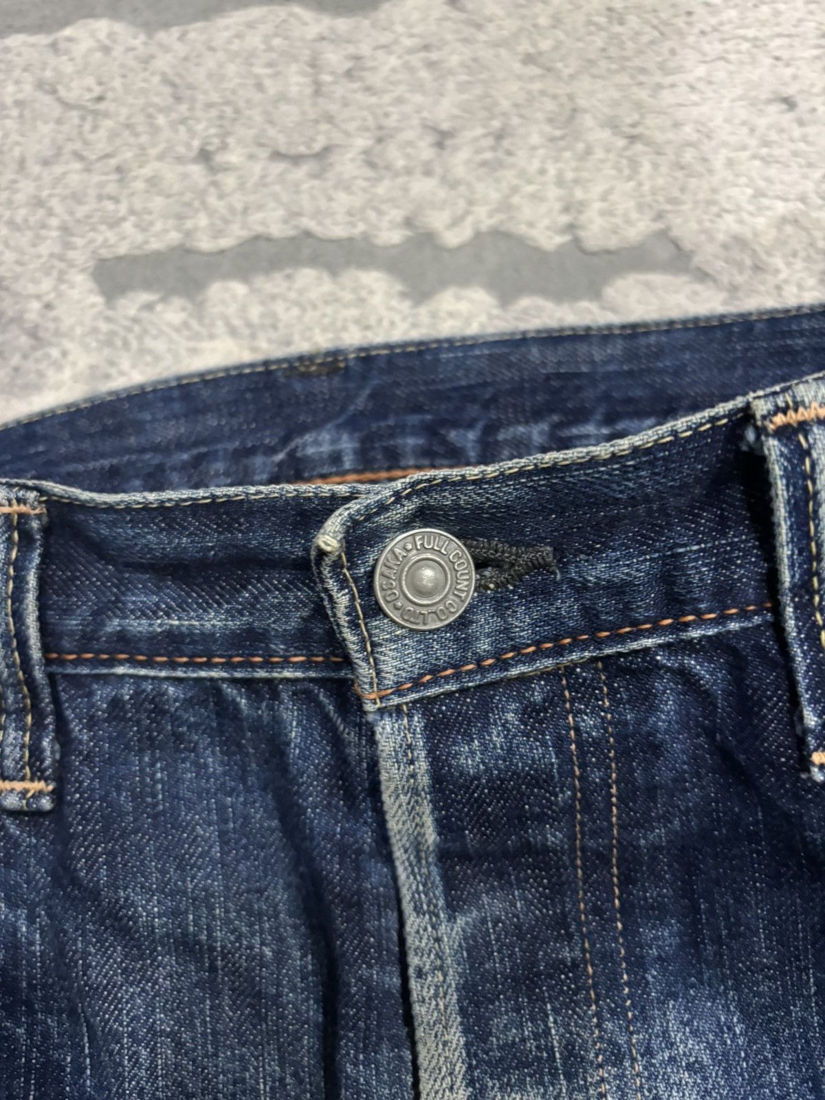Full Count & Co. × Japanese Brand × Samurai Jeans Fullcount Selvedge Jeans Made In Japan 🇯🇵 SELVAGE 🎌 Size US 30 / EU 46 - 10 Thumbnail